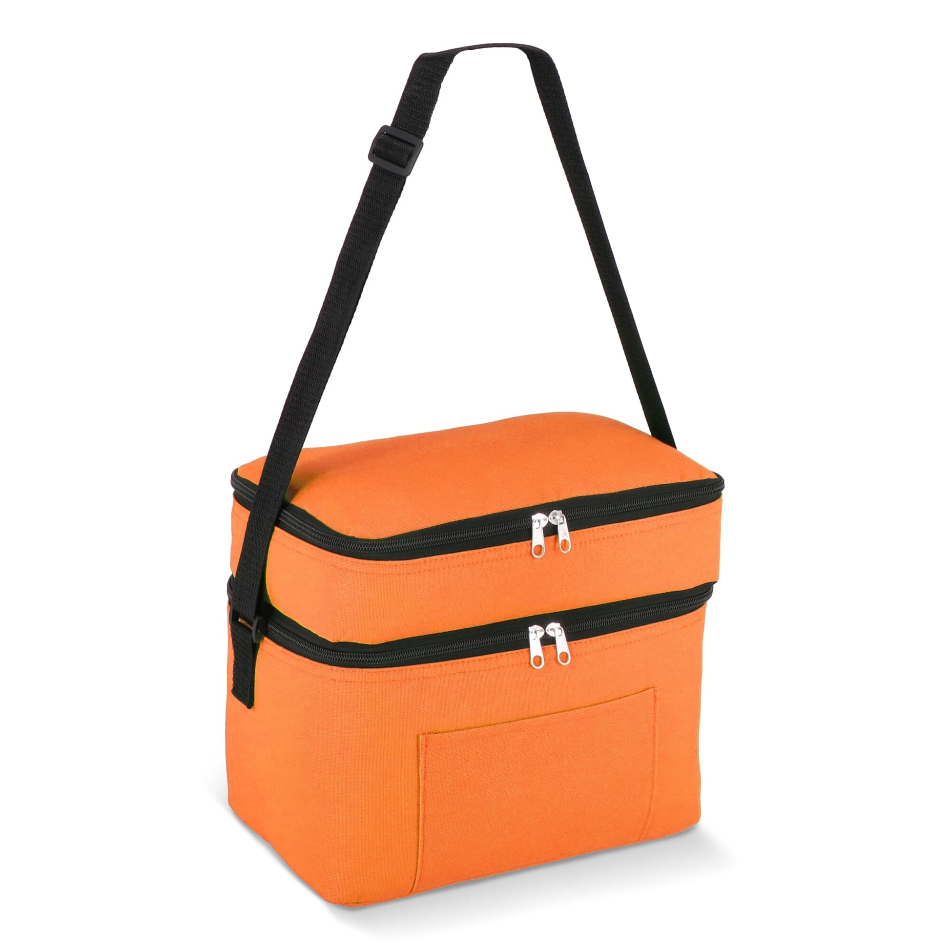 R-PET 600D Doppelfach-Kühltasche 30 x 20 x 24cm 12L