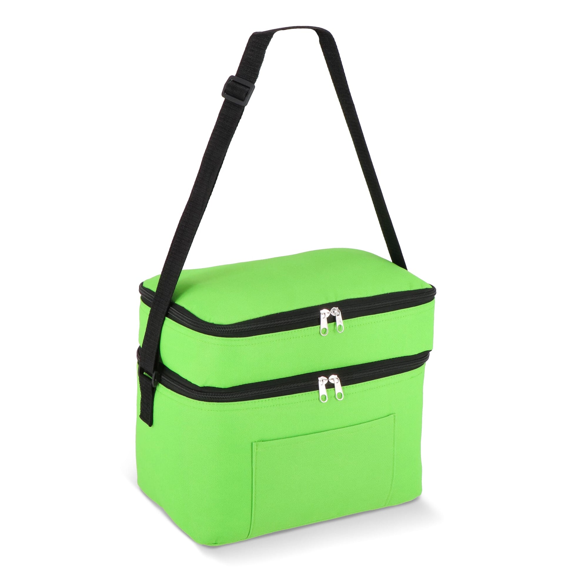 R-PET 600D Doppelfach-Kühltasche 30 x 20 x 24cm 12L