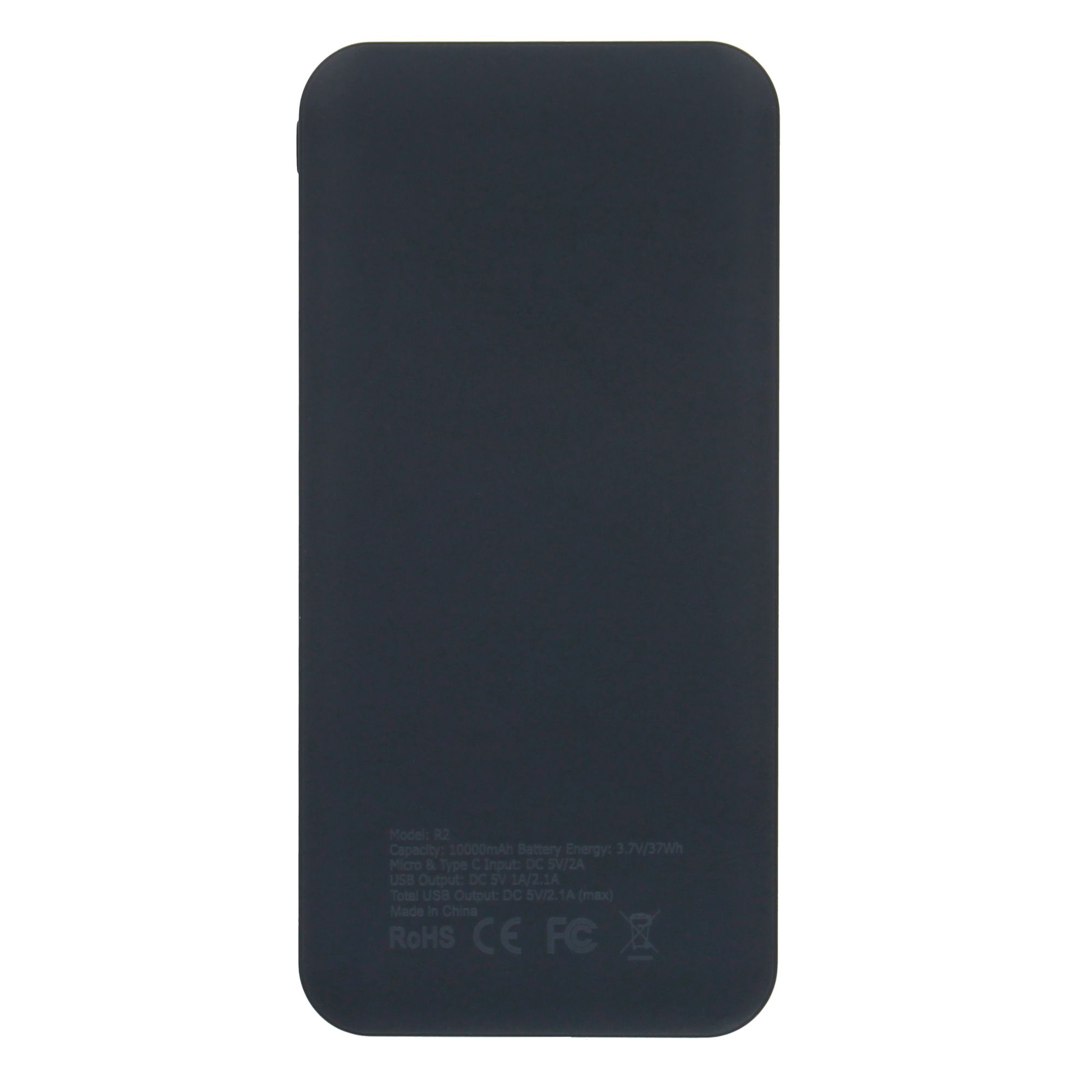 Rock Powerbank aus recyceltem ABS 10.000 mAh