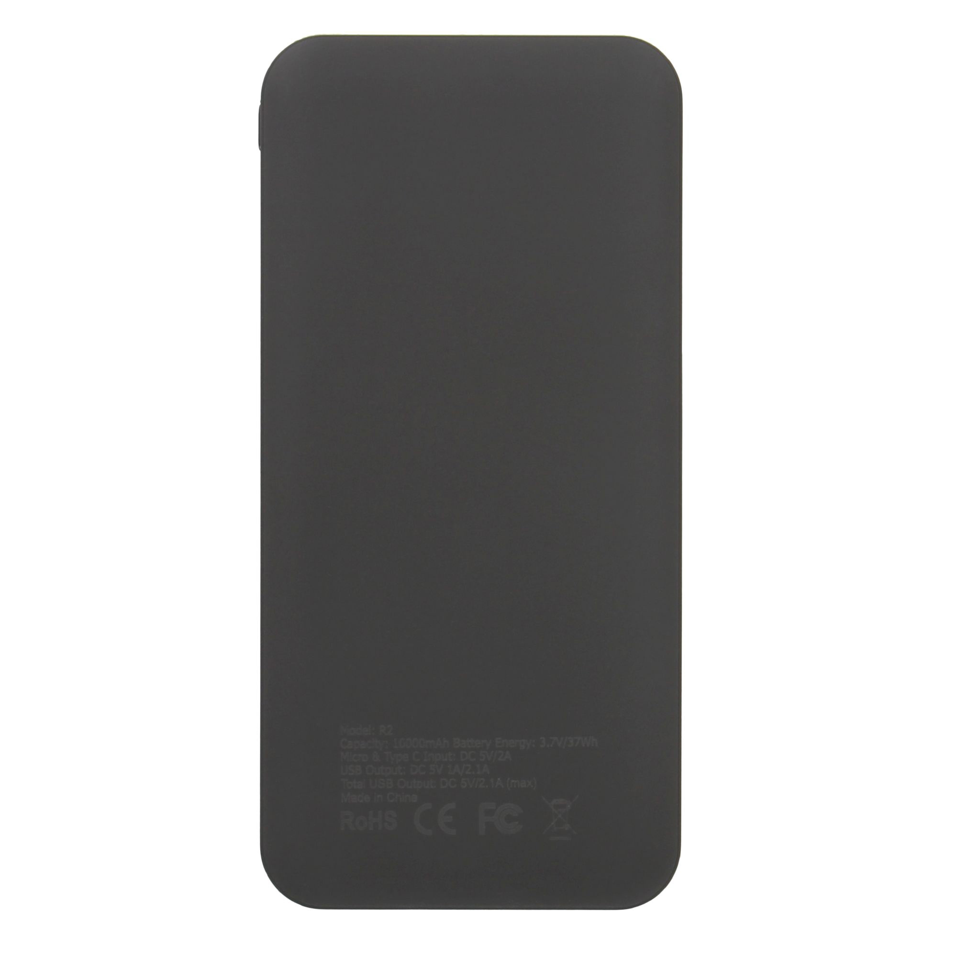 Rock Powerbank aus recyceltem ABS 10.000 mAh