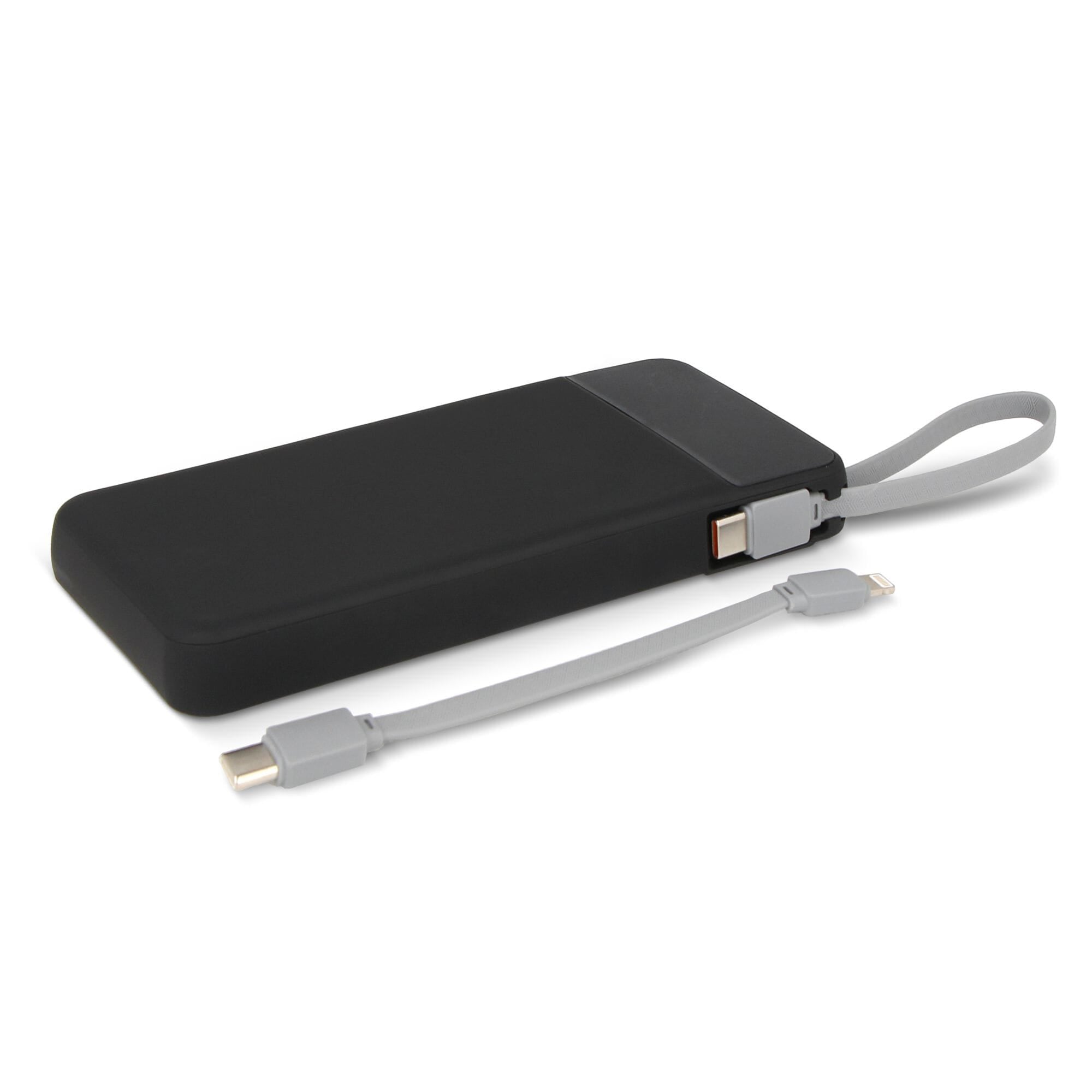 Ziara Powerbank with USB-C & Lightning Cable 10000mAh
