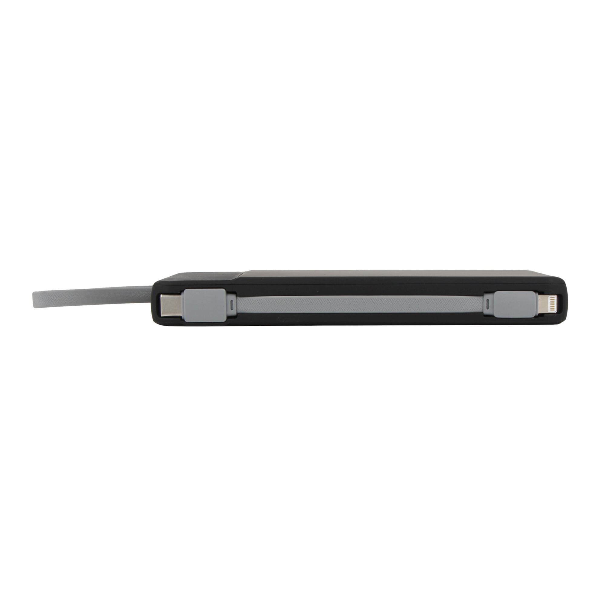 Ziara Powerbank with USB-C & Lightning Cable 10000mAh