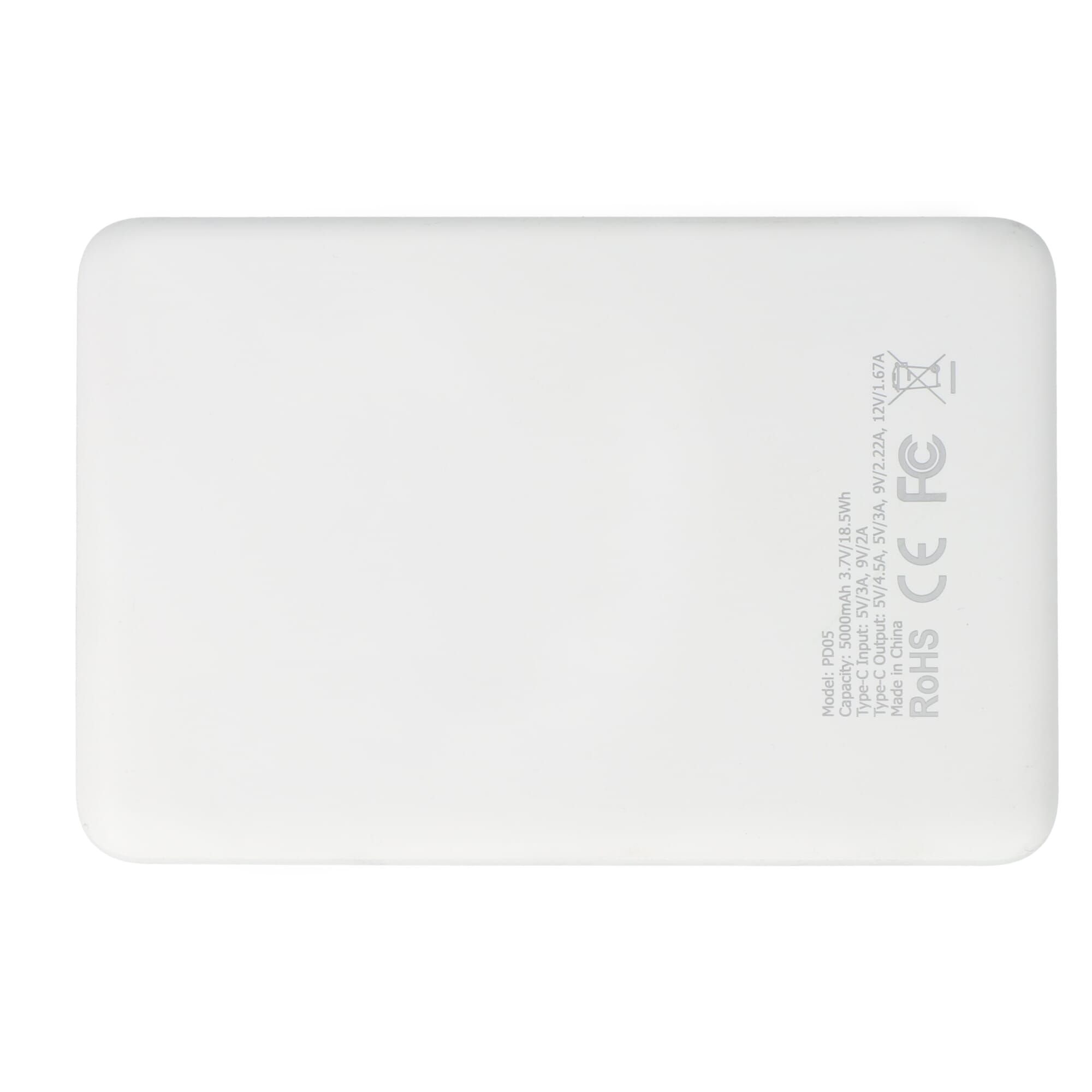 Zenith USB-C Powerbank mit Power Delivery R-ABS 5000 mAh