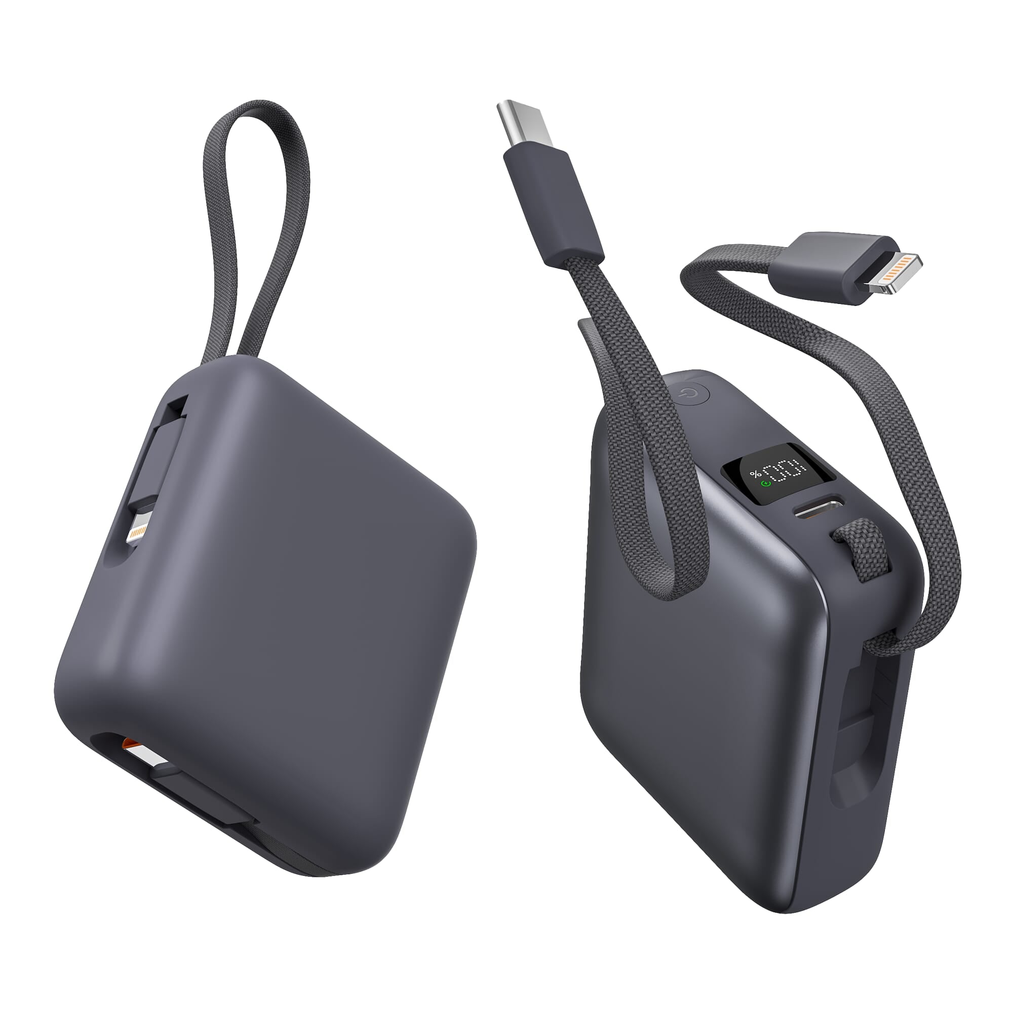 Nova Powerbank 22,5 W Power Delivery mit integrierten Kabeln 10.000 mAh
