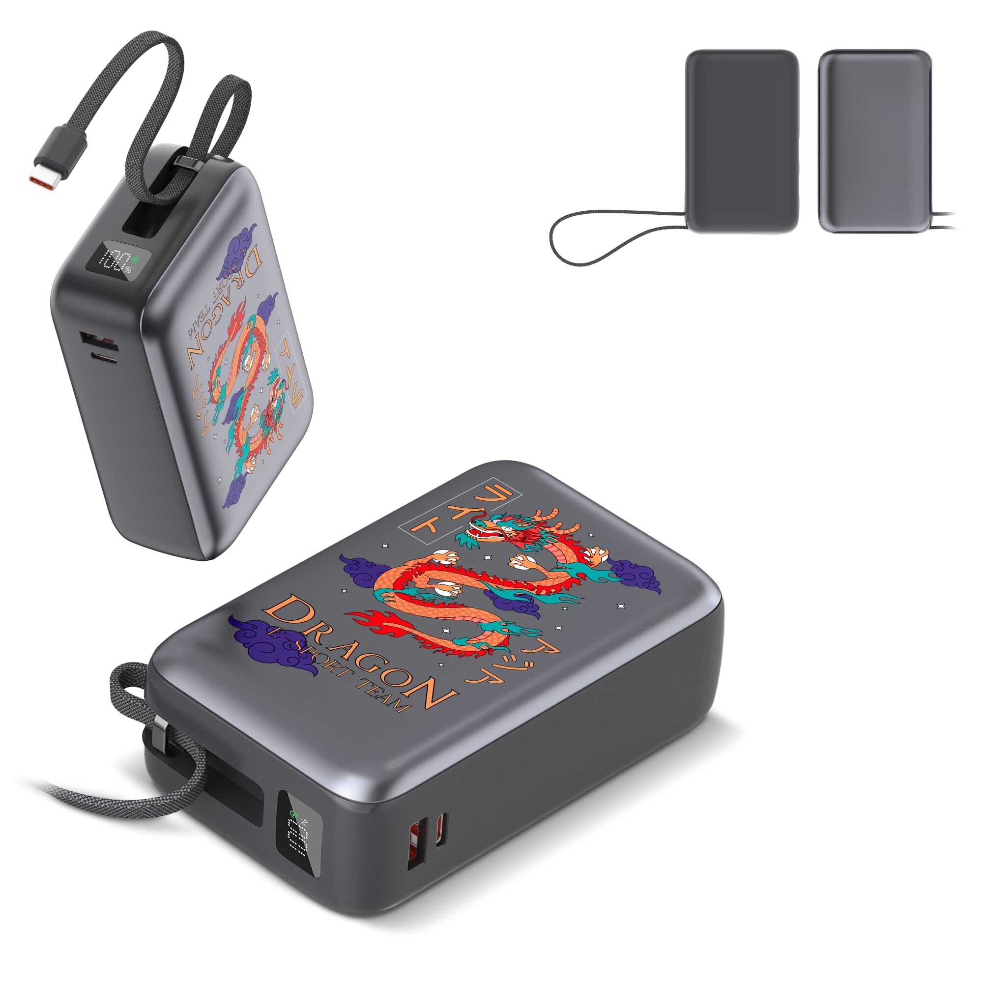 Nova Laptop 65W Powerbank mit integriertem USB-C-Kabel 30000 mAh