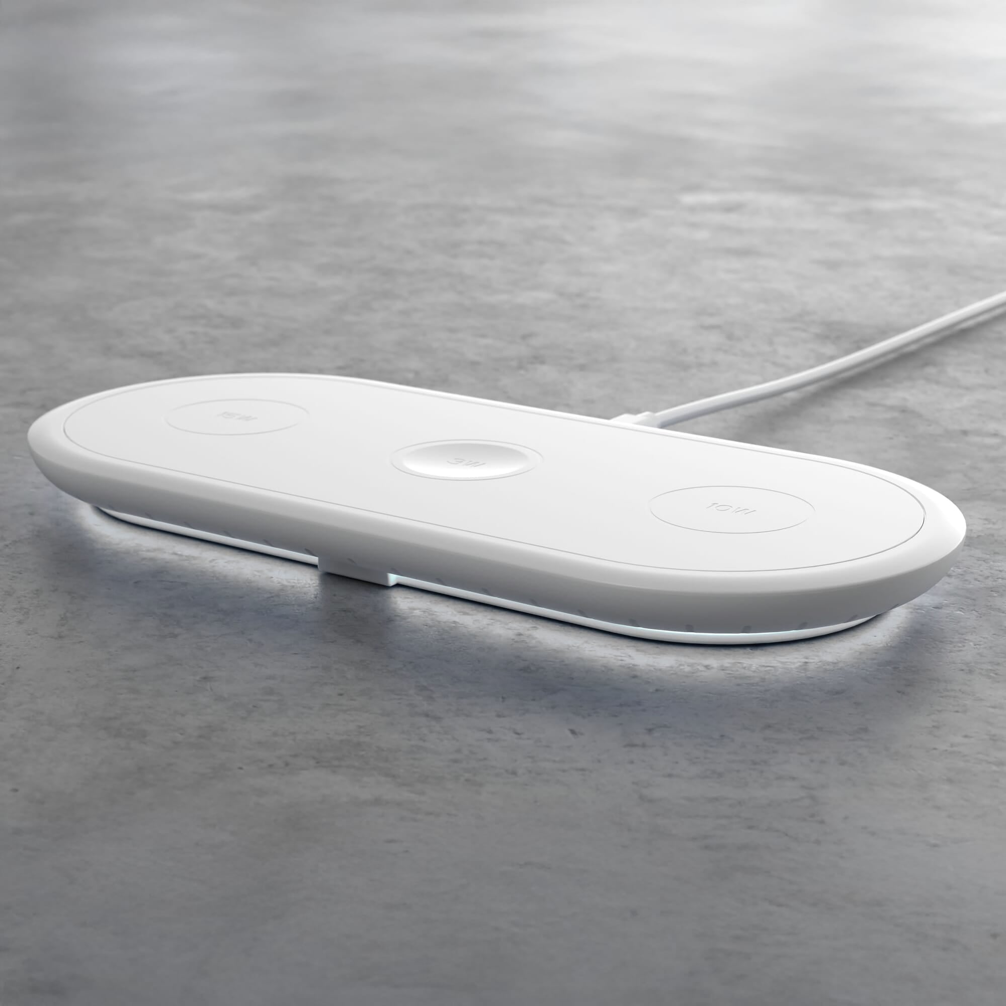 3-in-1 15 W Drahtloses Ladegerät für Handys, Apple Watch und AirPods.