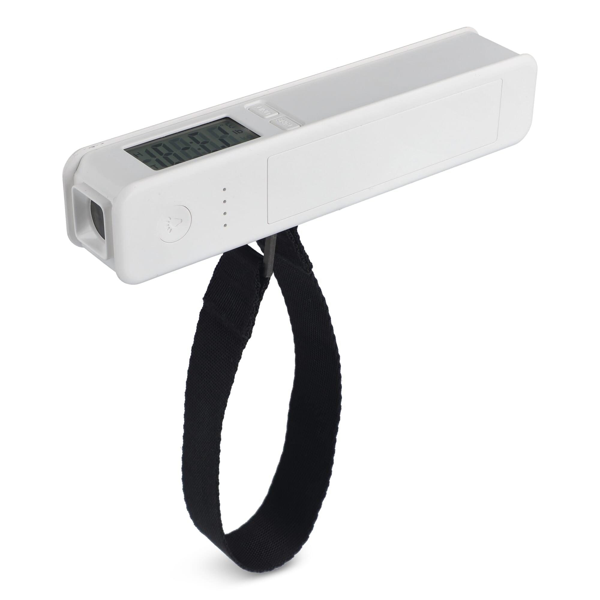 5-in-1 Travel Powerbank 2600 mAh - Kofferwaage - Taschenlampe - Lineal - Temperaturmesser