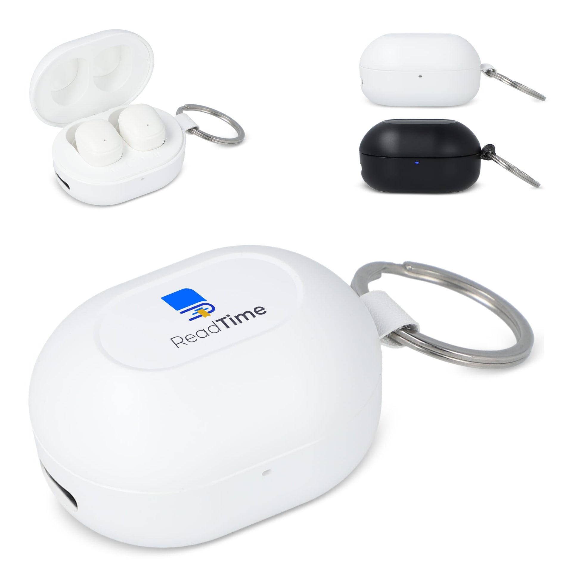 Mini Wireless Earbuds Schlüsselbundgröße