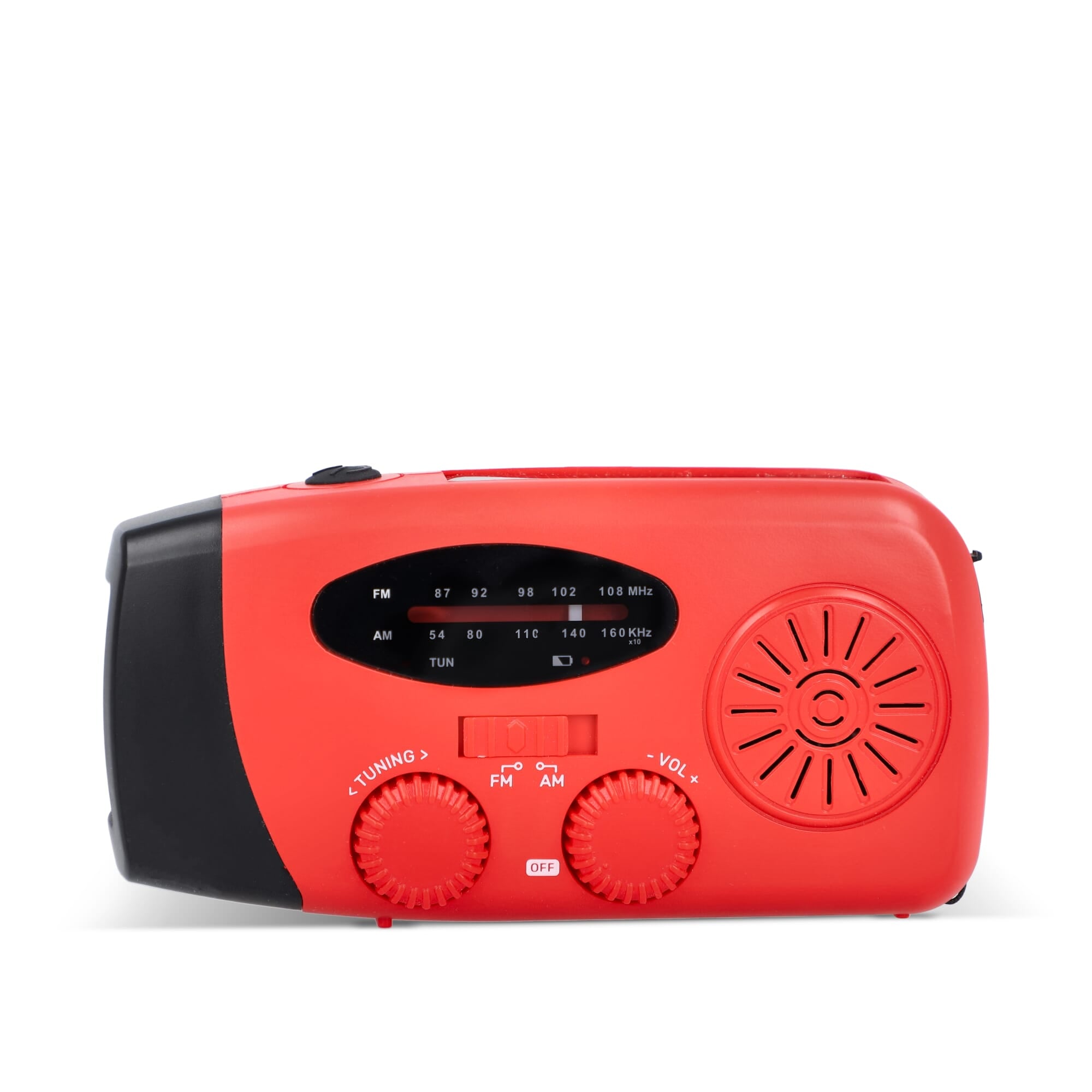 SafeSound Notfallradio mit Solar und Handaufzug