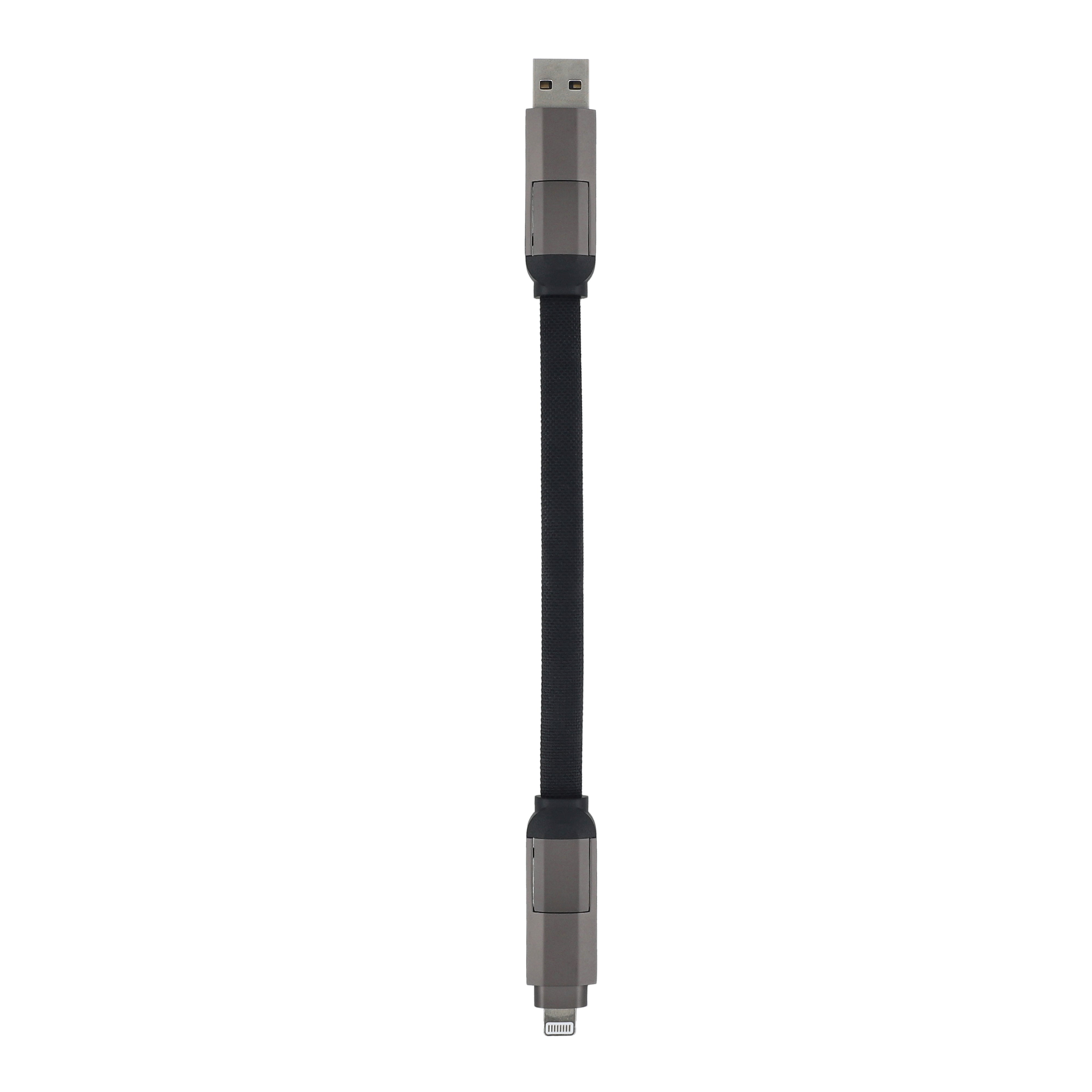 4-in-1 Ladekabel Schlüsselanhänger 60 W