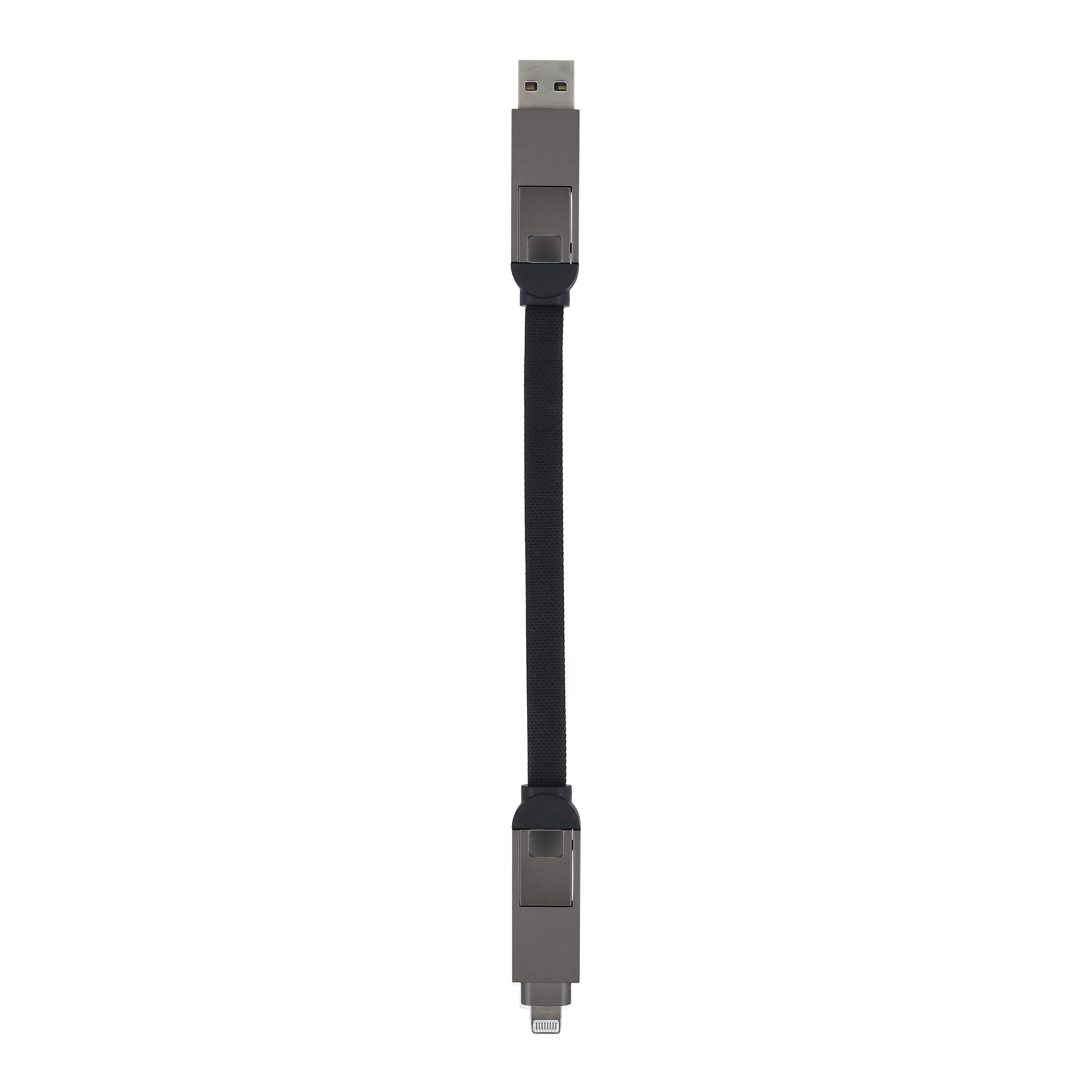 4-in-1 Ladekabel Schlüsselanhänger 60 W
