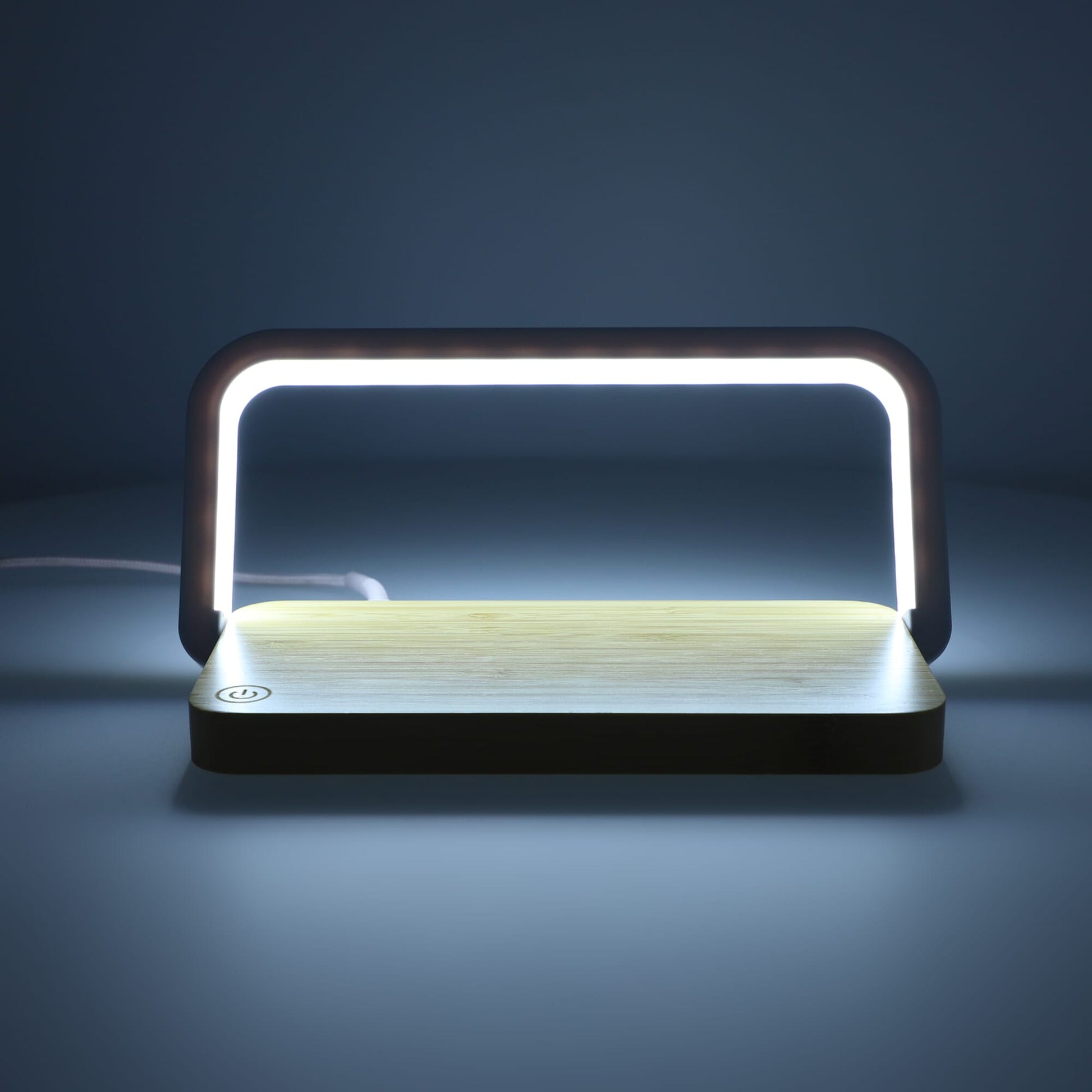 15-W-Wireless-Ladegerät mit dimmbarer LED-Lampe