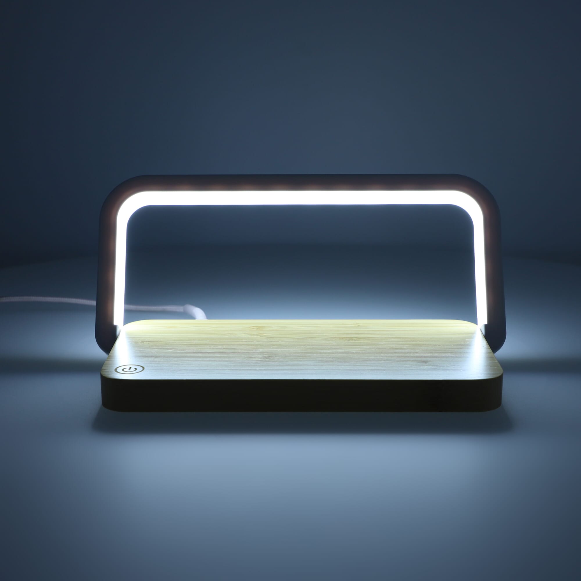15-W-Wireless-Ladegerät mit dimmbarer LED-Lampe