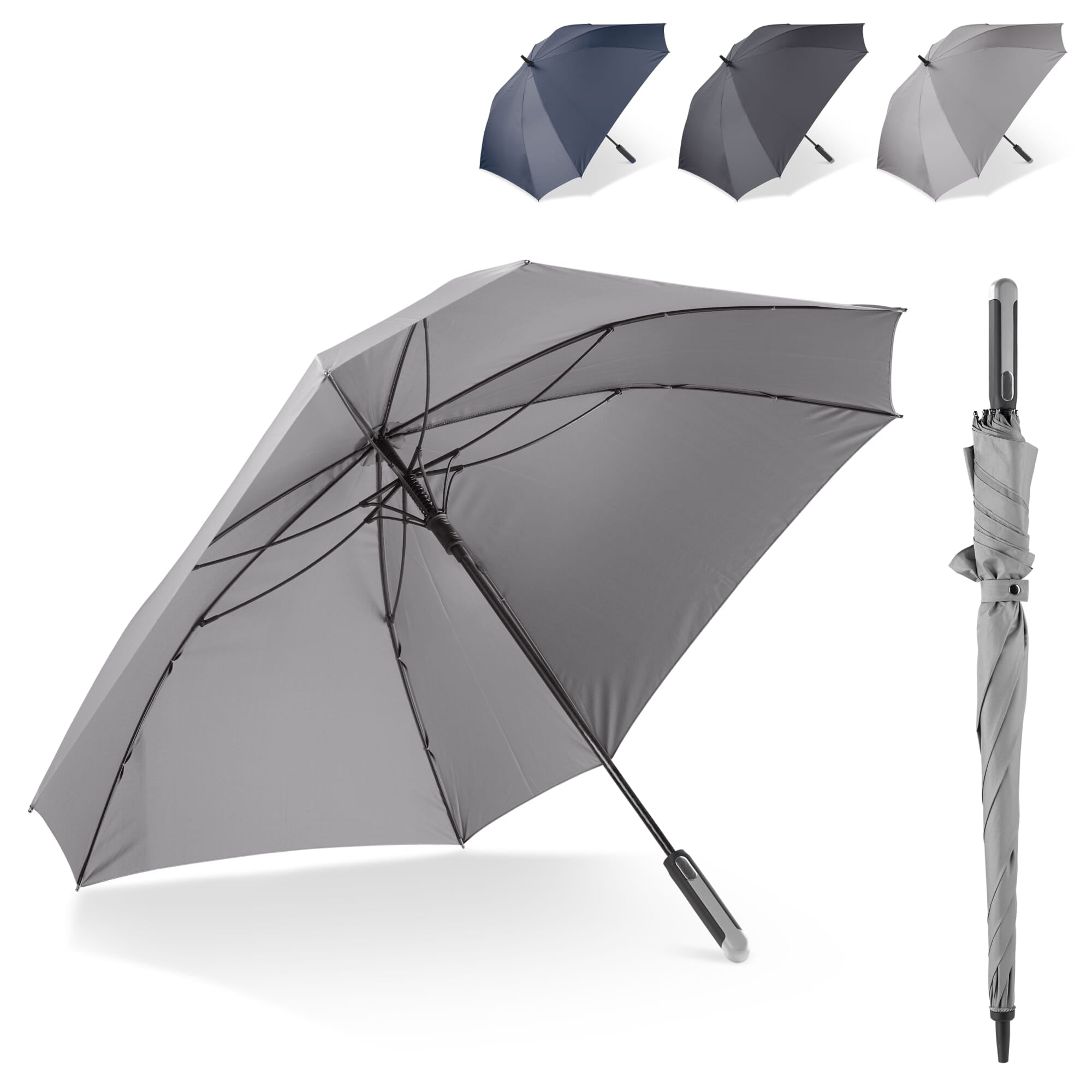Luxus 27" quadratischer Regenschirm mit automatischer Öffnung