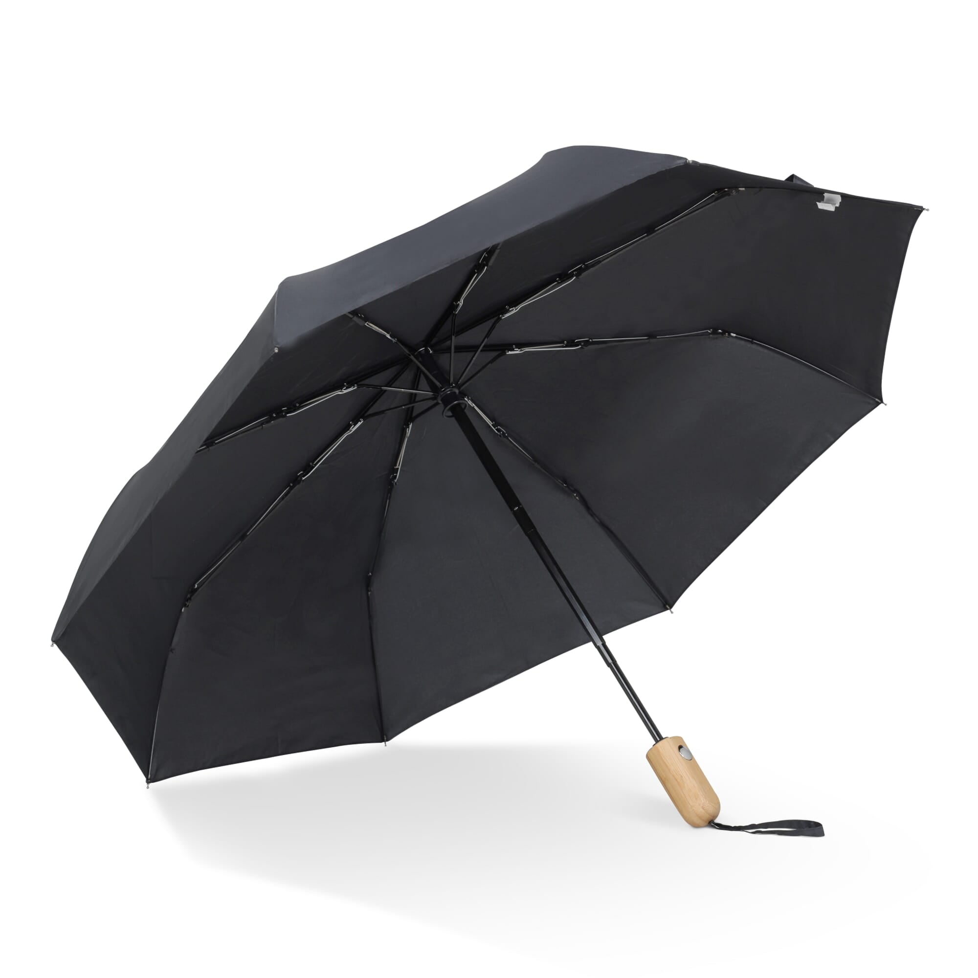 21" faltbarer Regenschirm aus R-PET -Material mit Automatiköffnung
