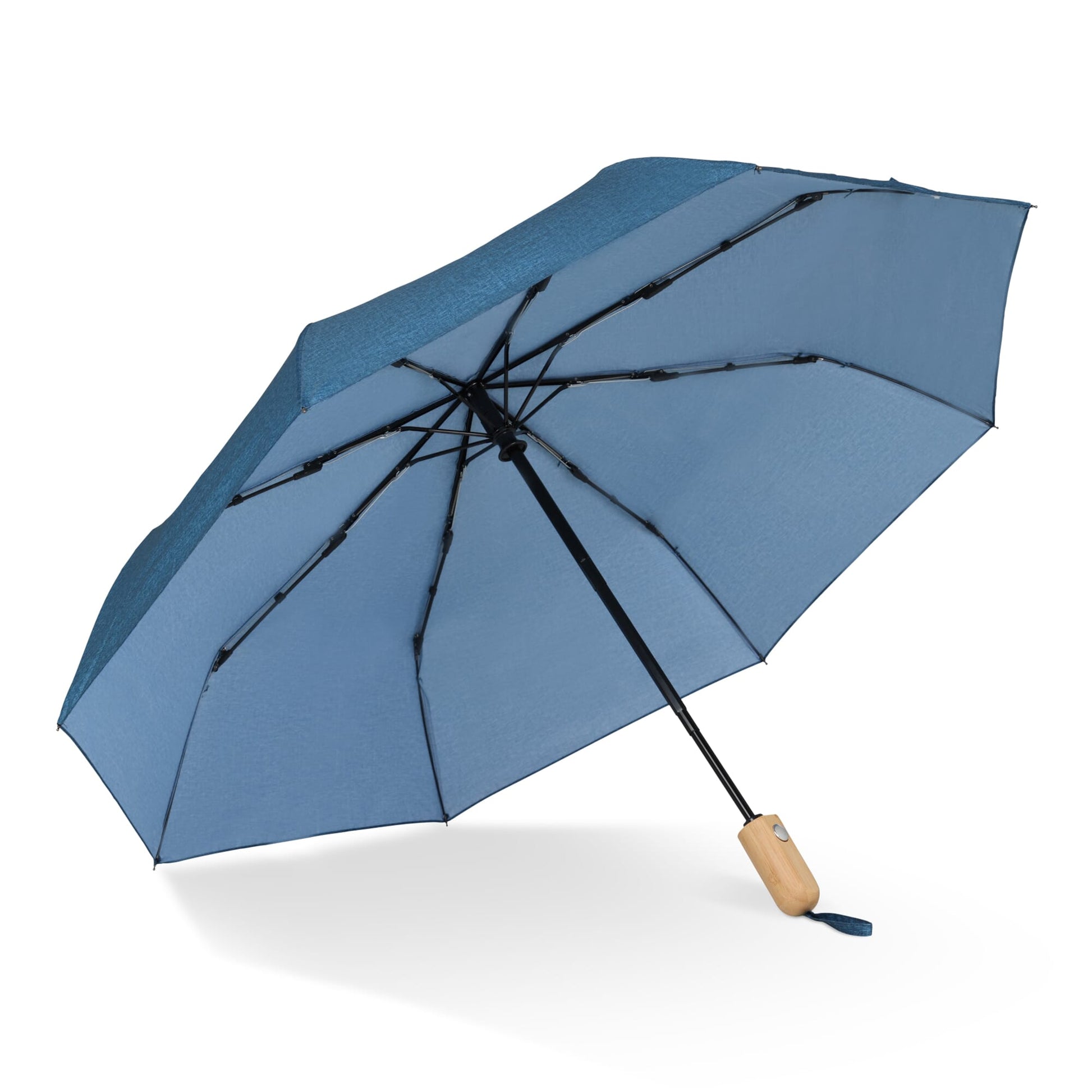 21" faltbarer Regenschirm aus R-PET -Material mit Automatiköffnung