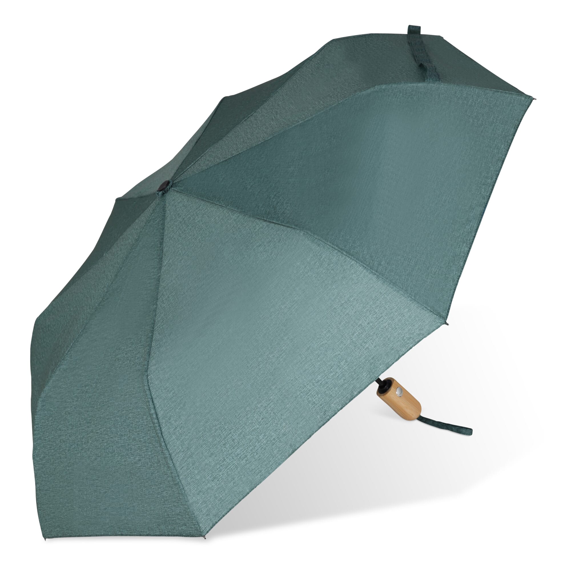 21" faltbarer Regenschirm aus R-PET -Material mit Automatiköffnung