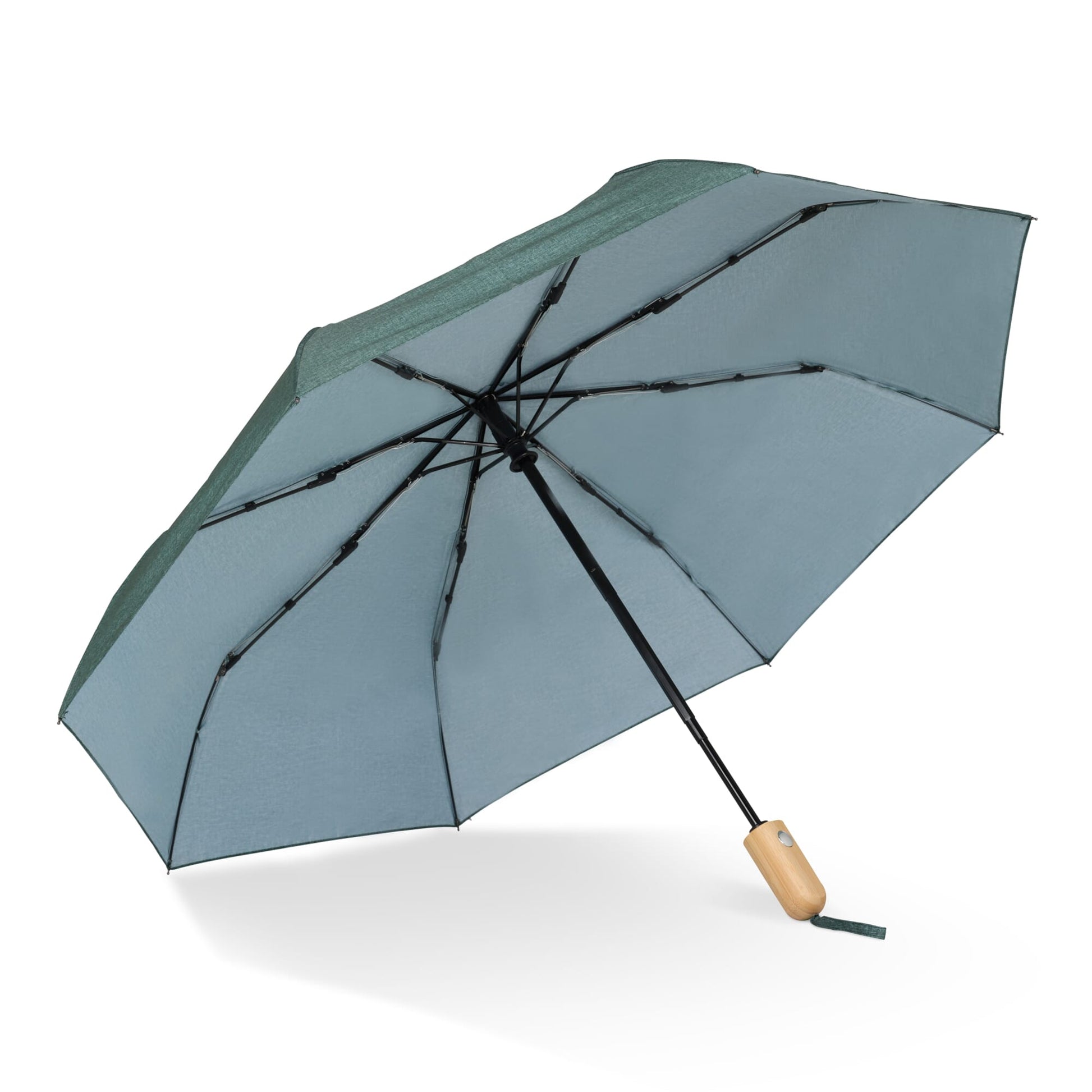 21" faltbarer Regenschirm aus R-PET -Material mit Automatiköffnung