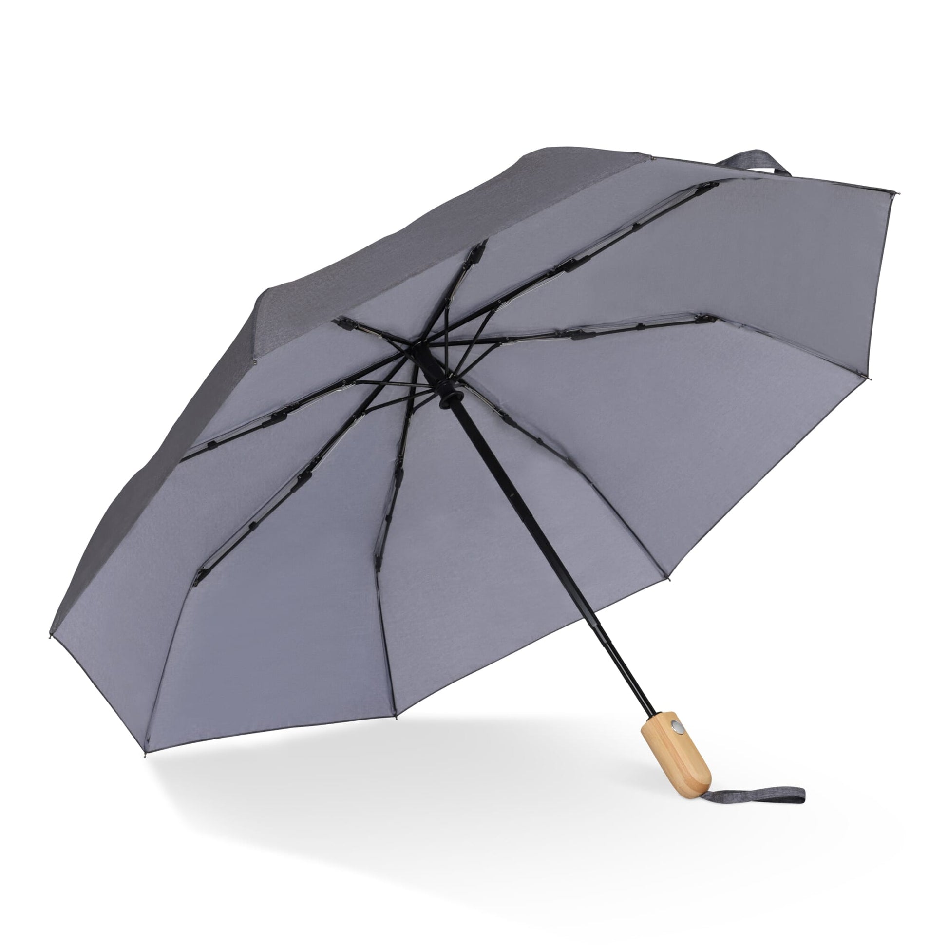 21" faltbarer Regenschirm aus R-PET -Material mit Automatiköffnung