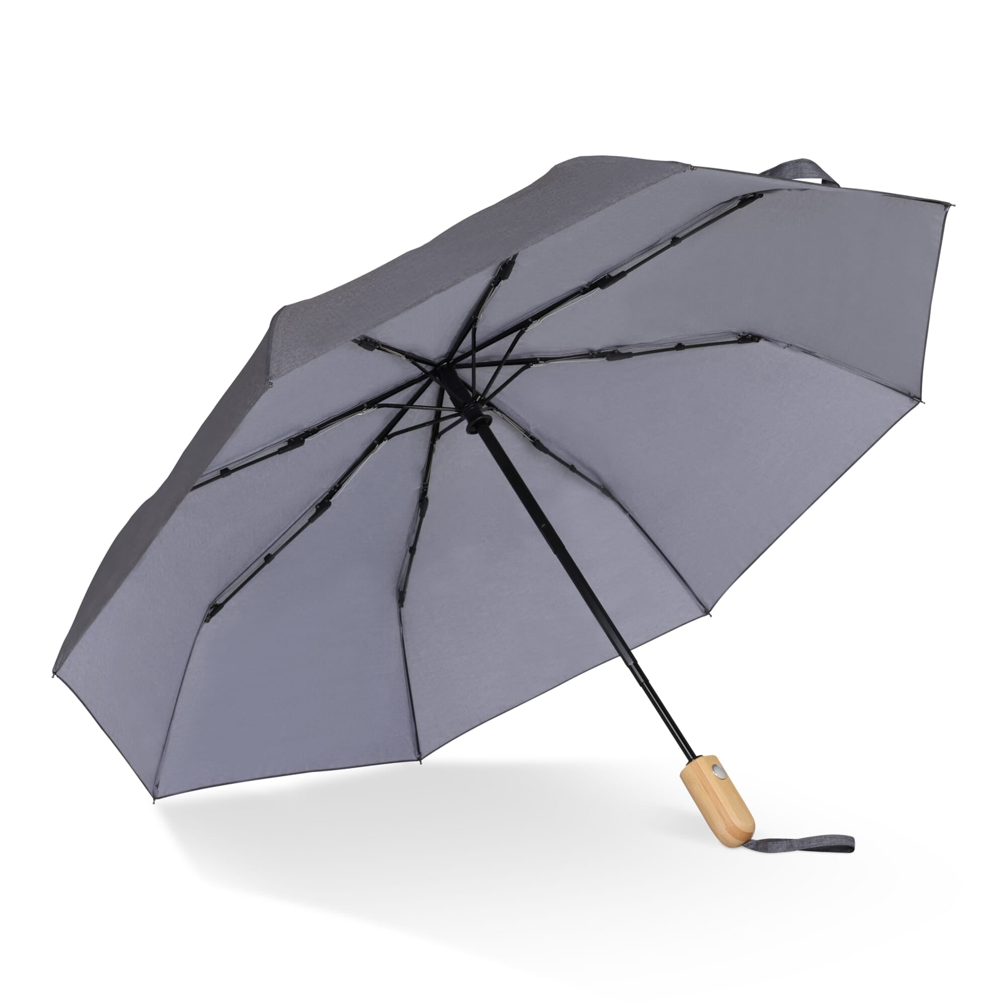 21" faltbarer Regenschirm aus R-PET -Material mit Automatiköffnung