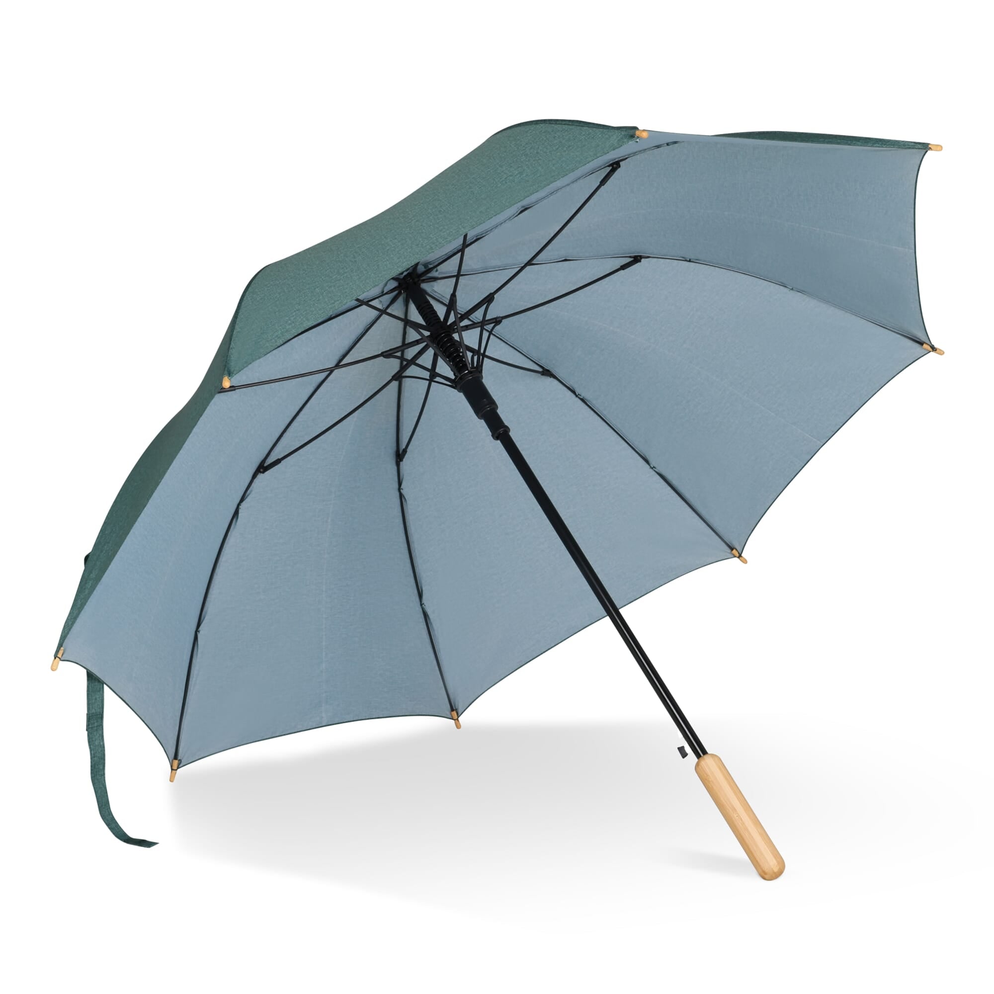 25" Regenschirm aus R-PET-Material mit Automatiköffnung