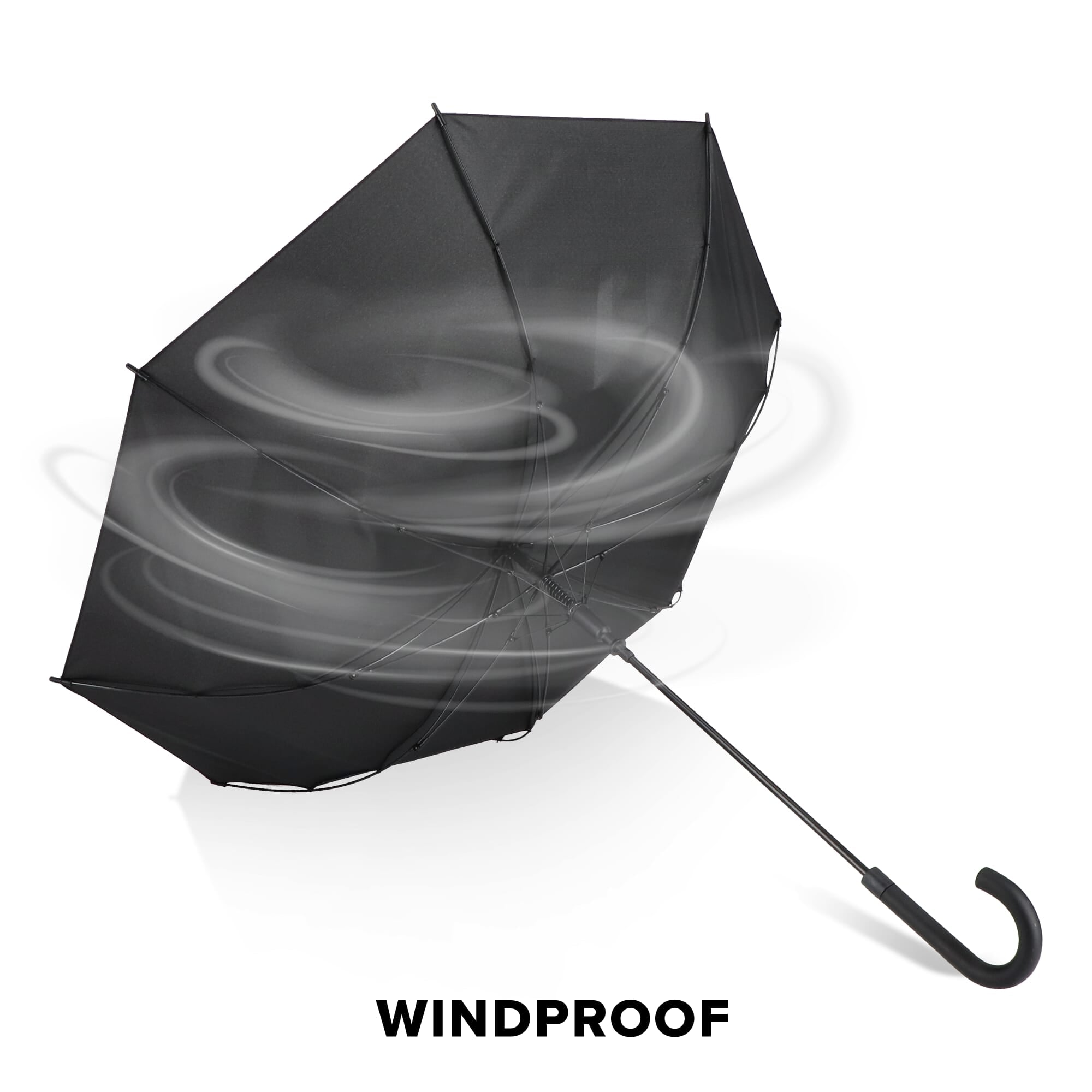 Verdure 190T Pongee 23" windproof Hakenschirm Auto open