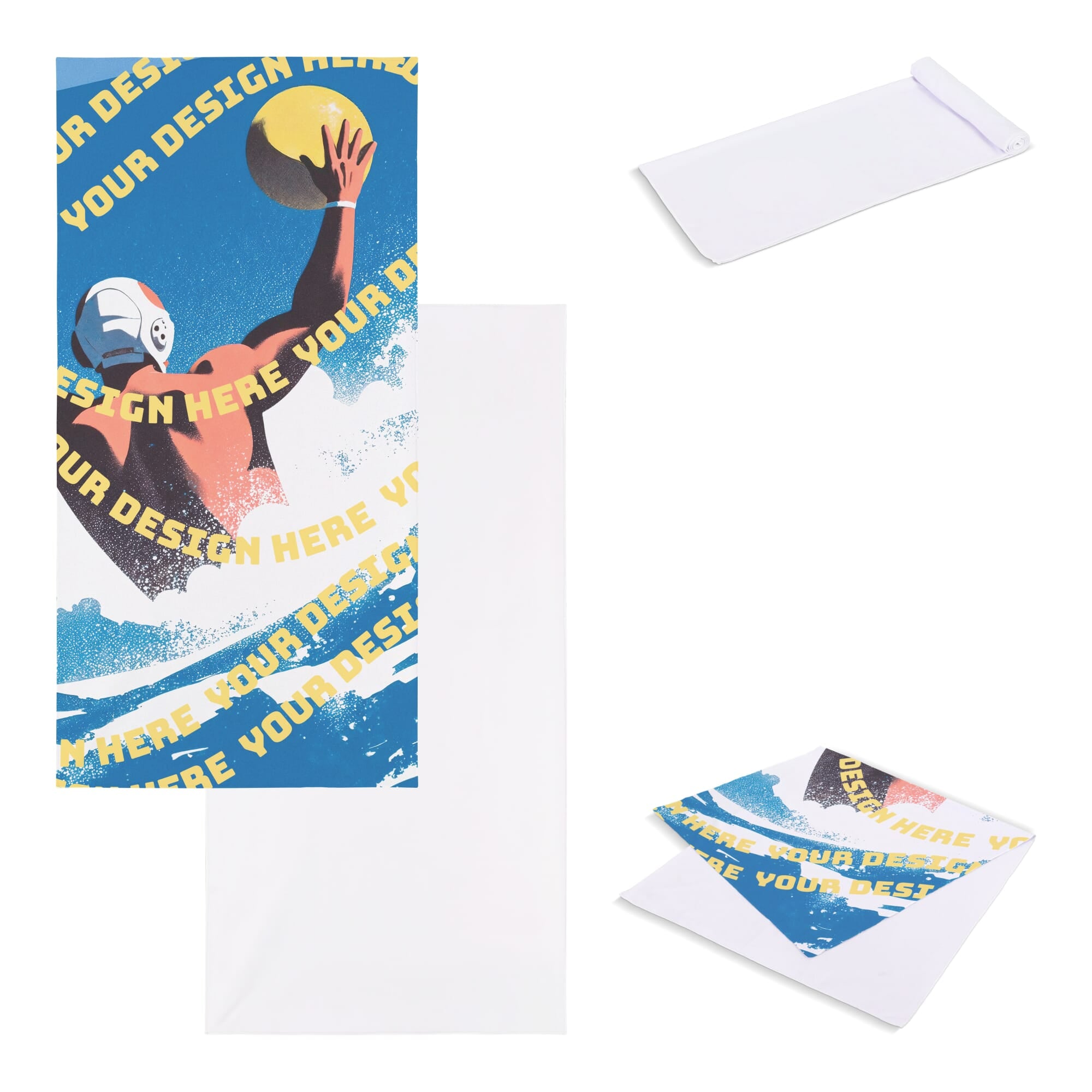 Schnelltrocknendes Handtuch 70 x 140 cm (200 g/m²) Sublimationsdruck