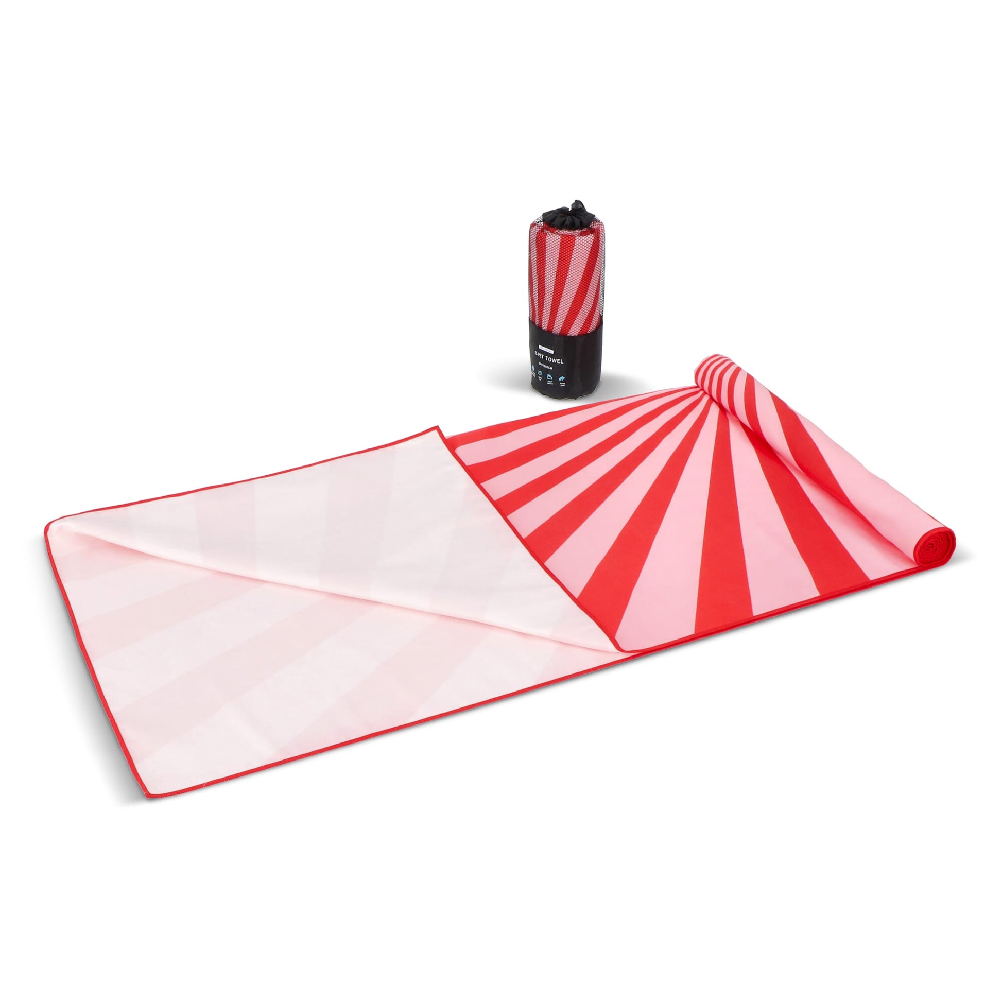 R-PET-Schnelltrocknungs-Strandtuch 100 × 180 cm, Sublimationsdruck