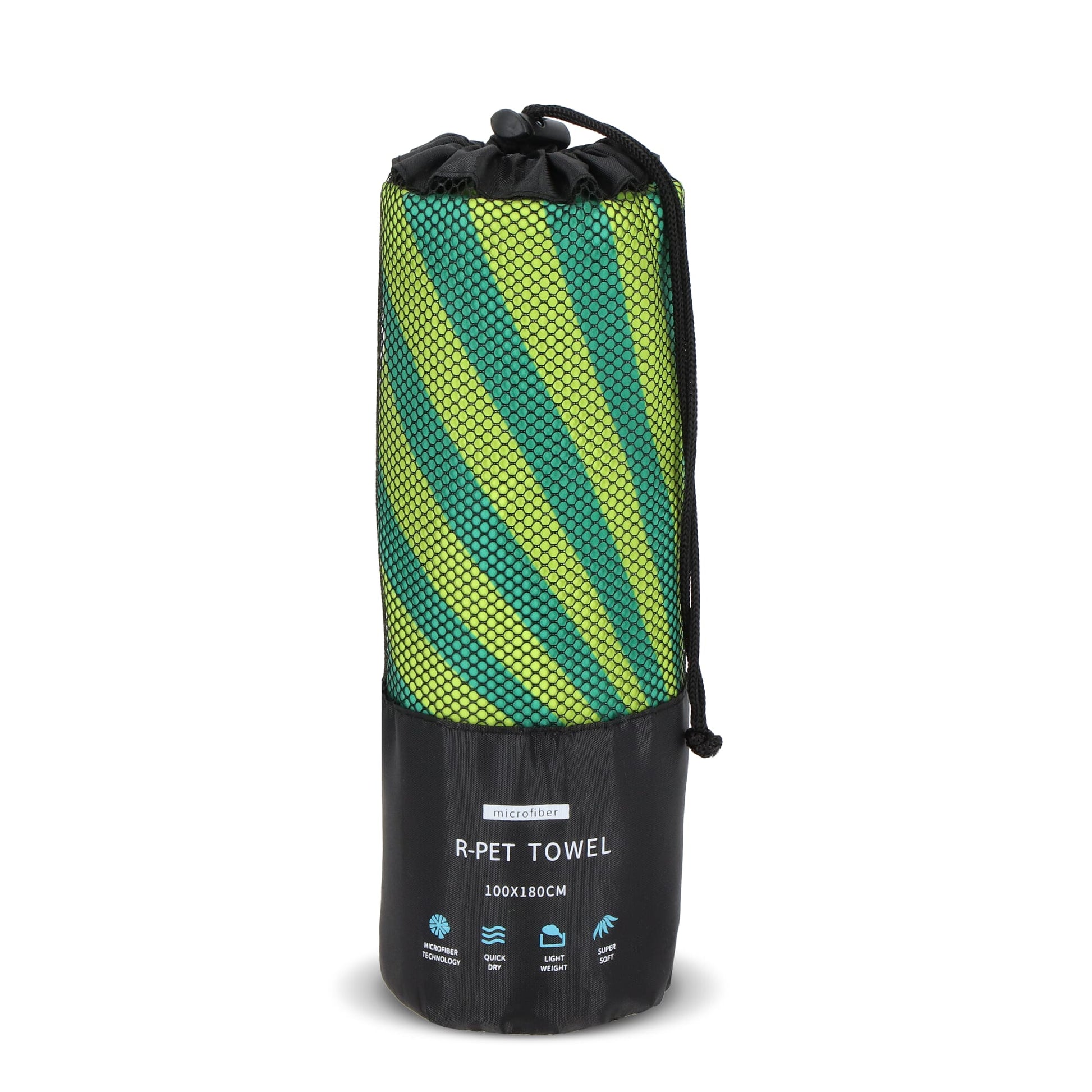 R-PET-Schnelltrocknungs-Strandtuch 100 × 180 cm, Sublimationsdruck