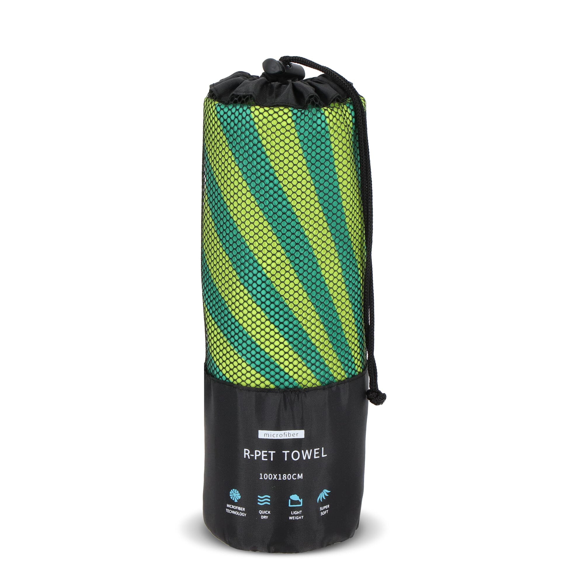 R-PET-Schnelltrocknungs-Strandtuch 100 × 180 cm, Sublimationsdruck