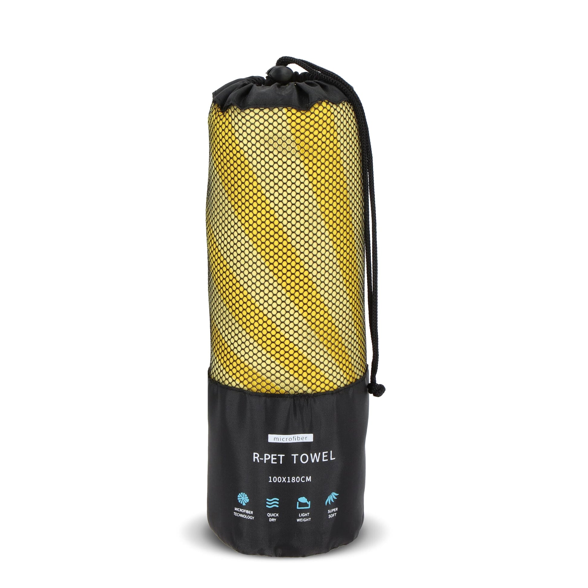 R-PET-Schnelltrocknungs-Strandtuch 100 × 180 cm, Sublimationsdruck