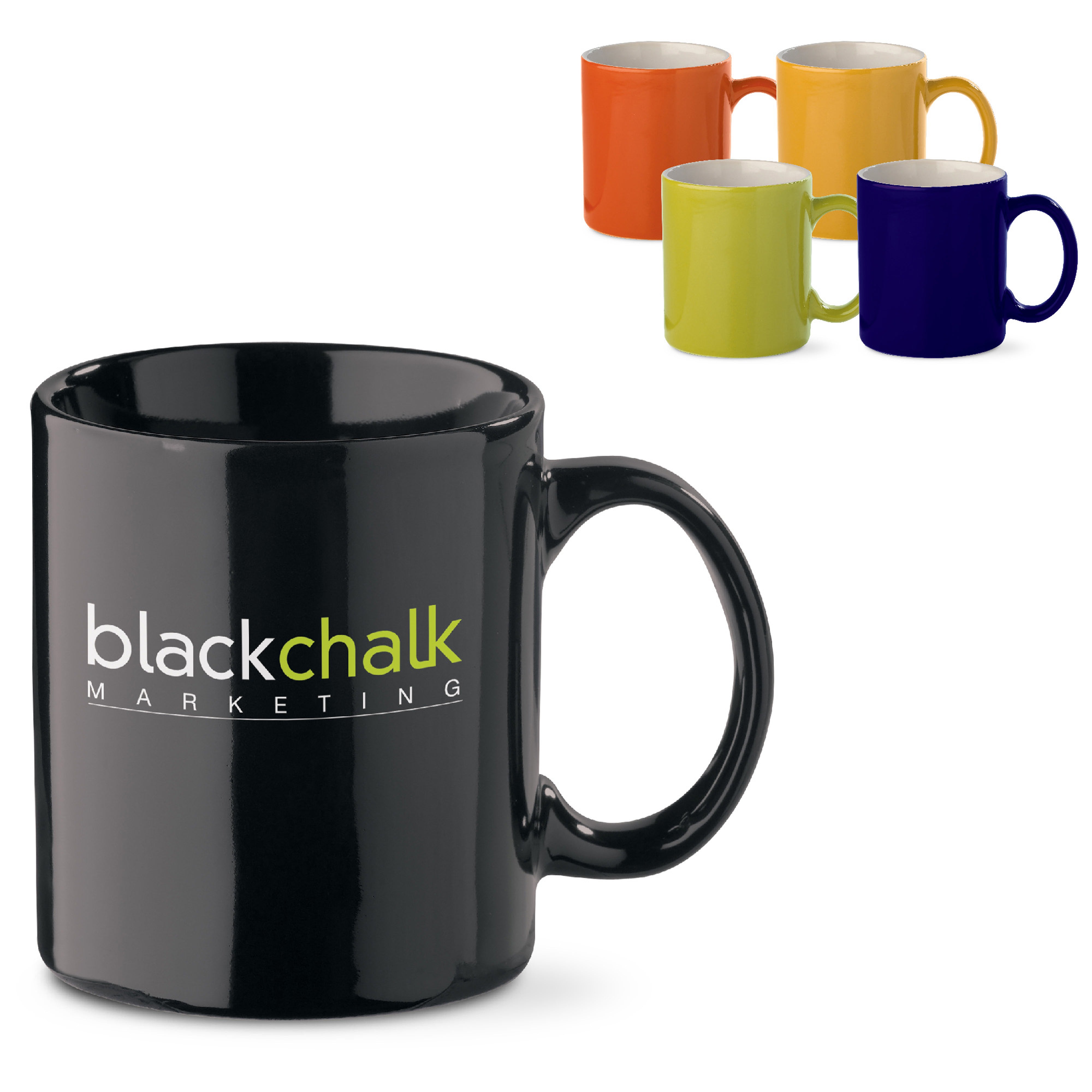Keramiktasse OSLO 300 ml mit großer Druckfläche