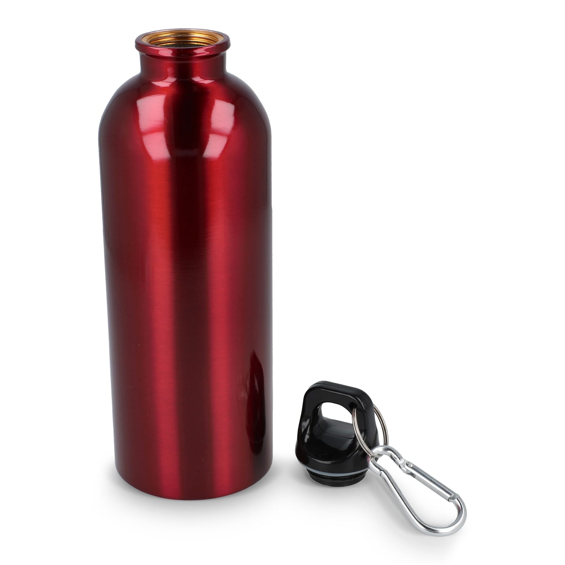 R-Edelstahl einwandige Flasche mit Karabiner 500 ml