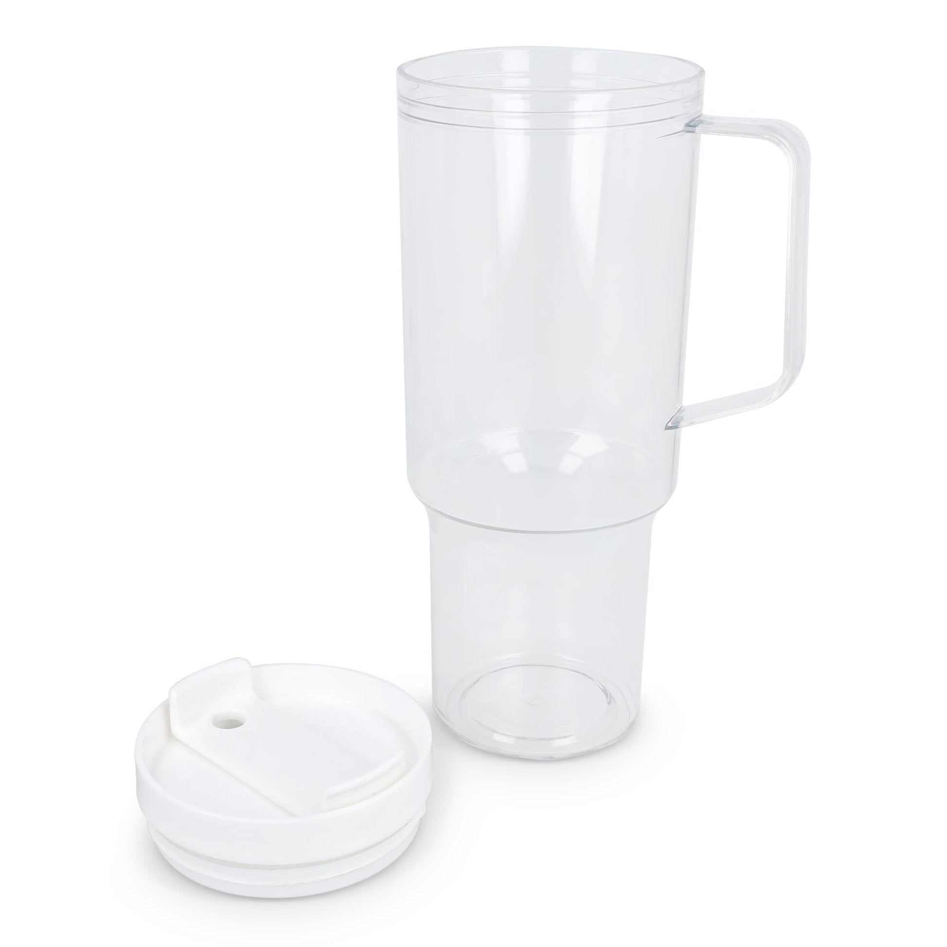 Miami Becher mit Henkel transparent 1,2 l R-PET