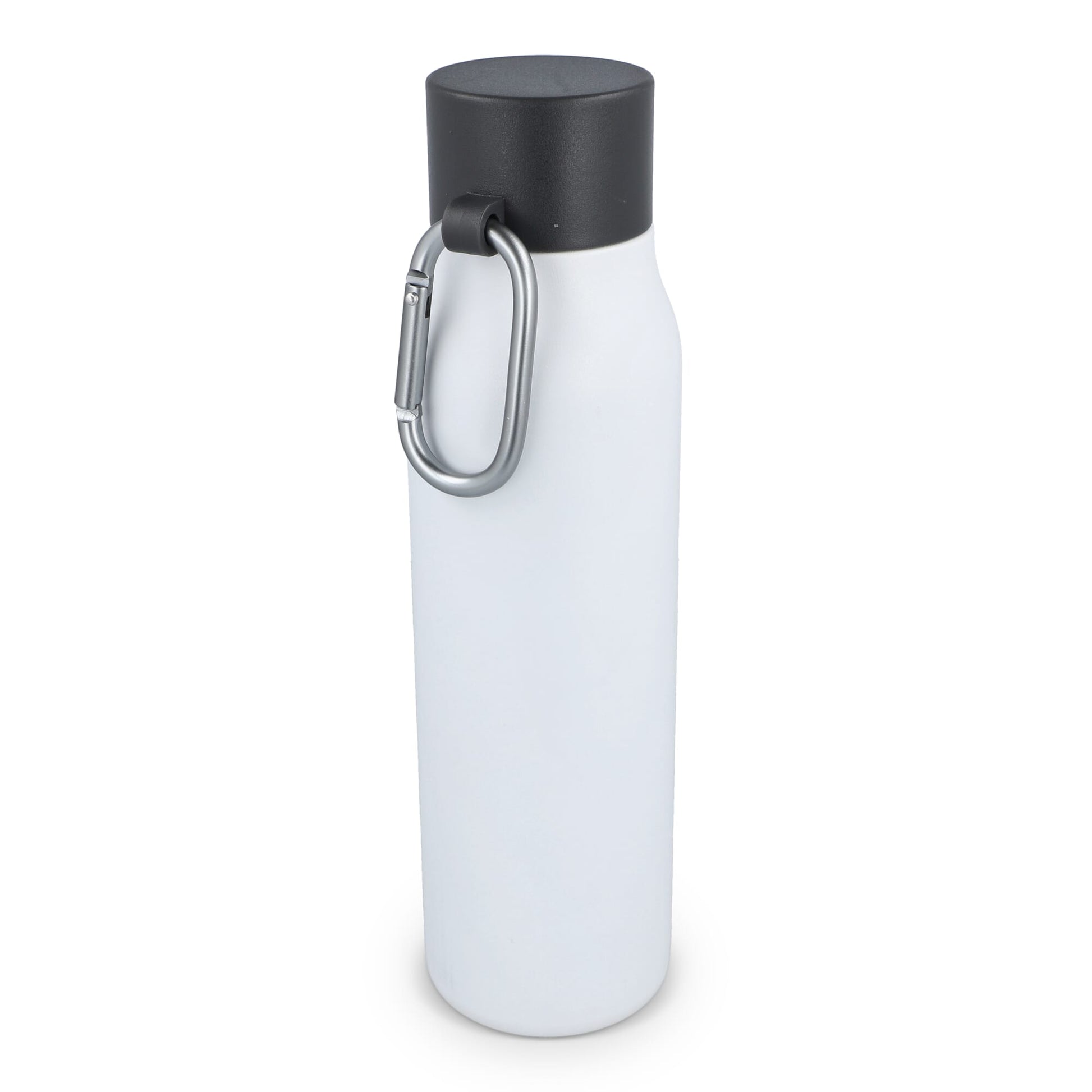 Karabiner mattierte Isolierflasche 600 ml