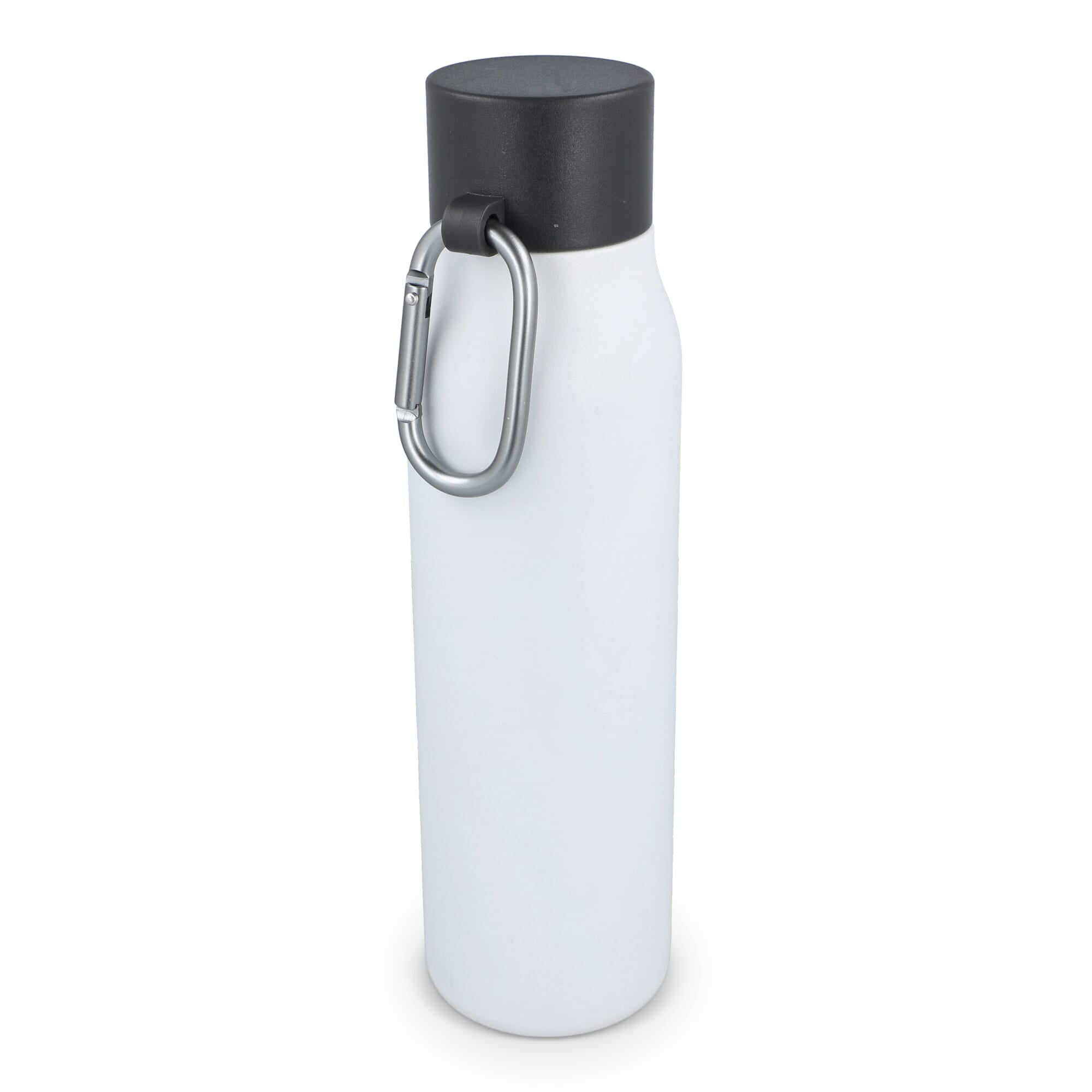 Karabiner mattierte Isolierflasche 600 ml