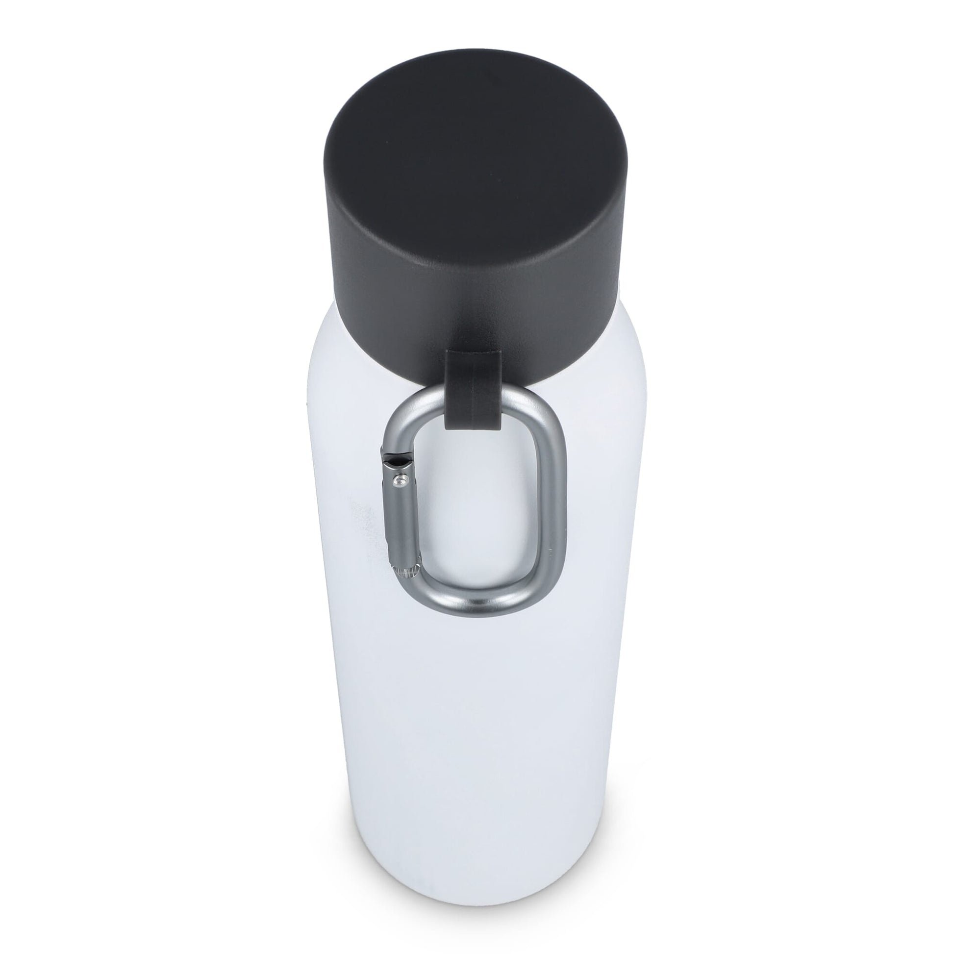 Karabiner mattierte Isolierflasche 600 ml