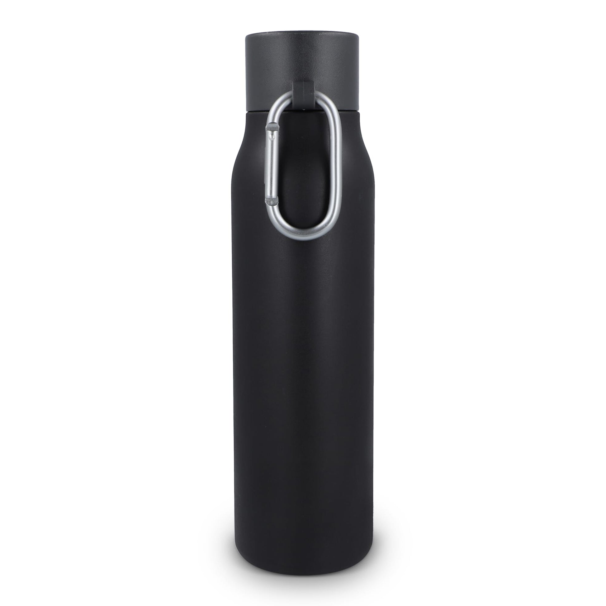 Karabiner mattierte Isolierflasche 600 ml