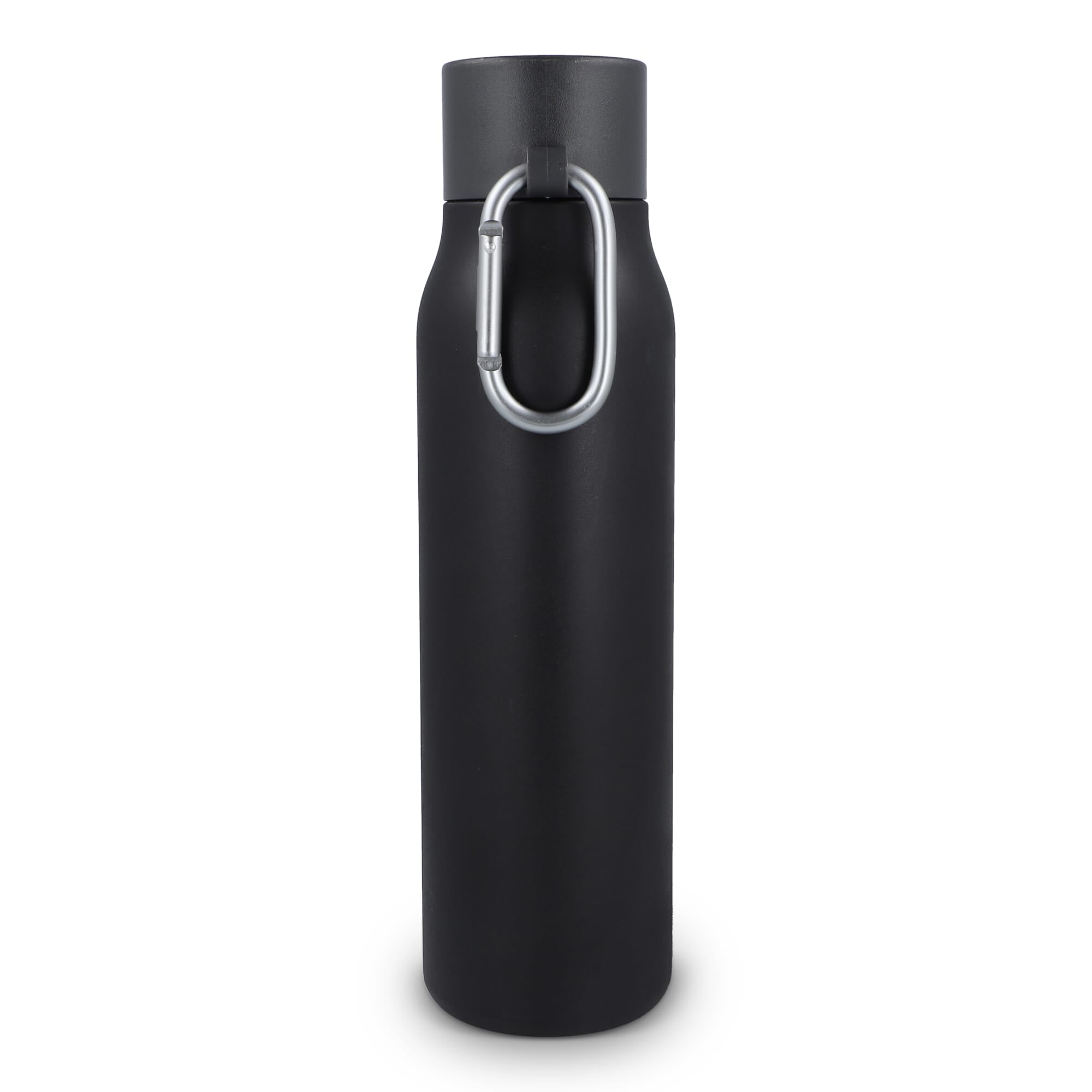 Karabiner mattierte Isolierflasche 600 ml