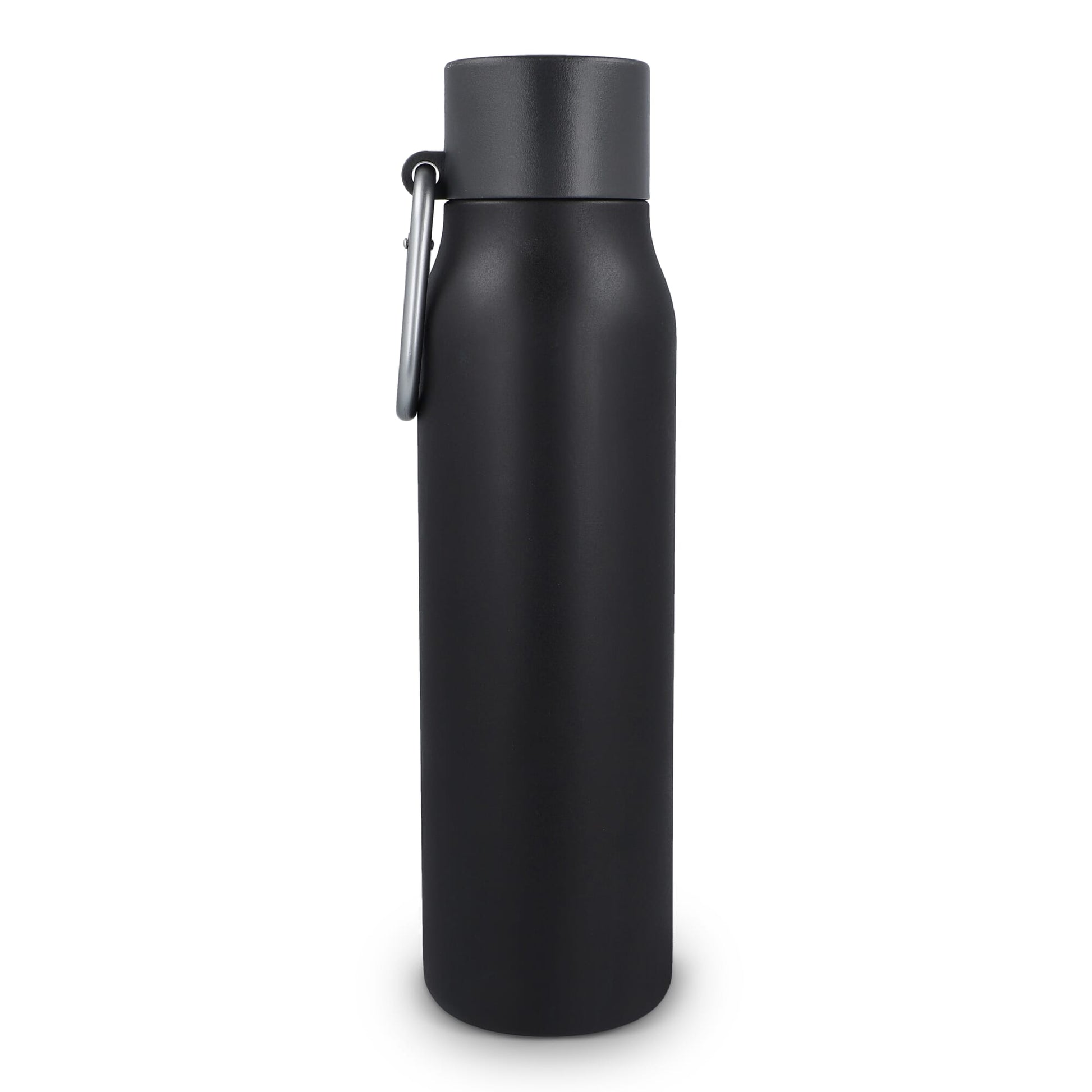 Karabiner mattierte Isolierflasche 600 ml