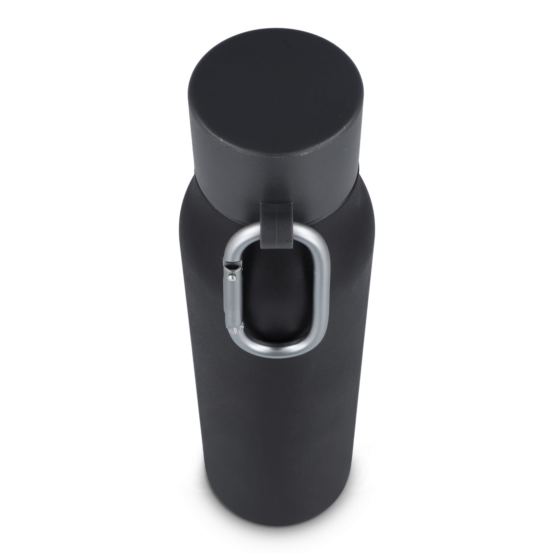 Karabiner mattierte Isolierflasche 600 ml