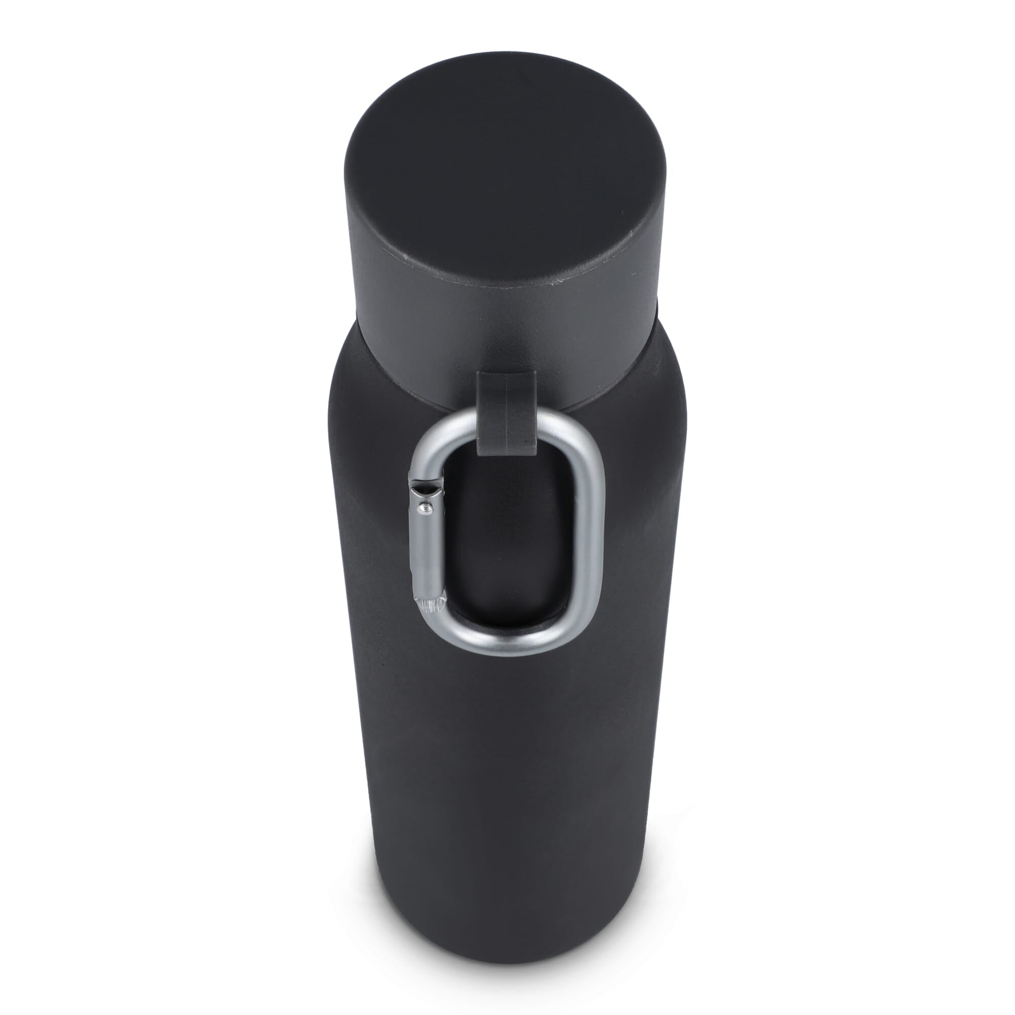 Karabiner mattierte Isolierflasche 600 ml