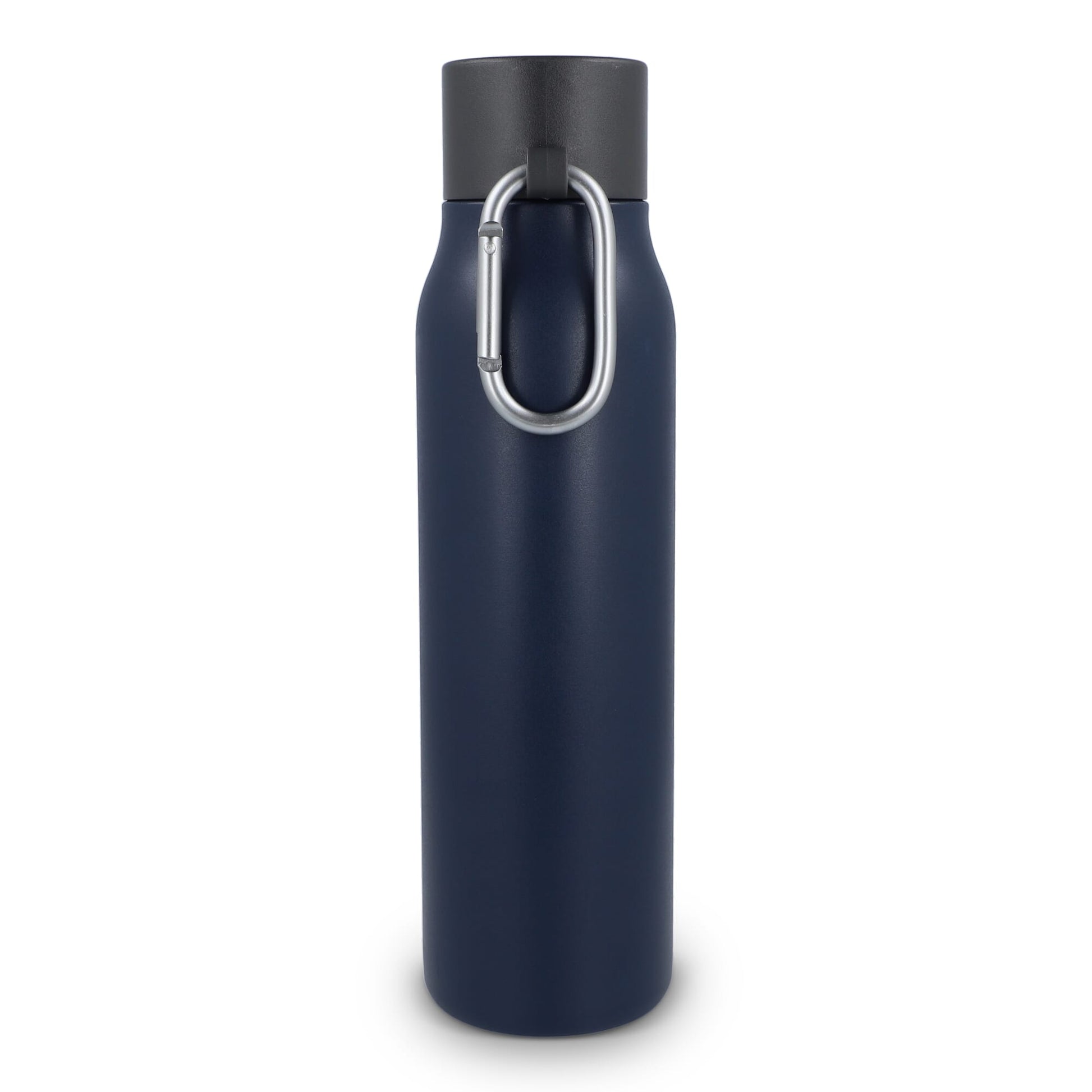 Karabiner mattierte Isolierflasche 600 ml