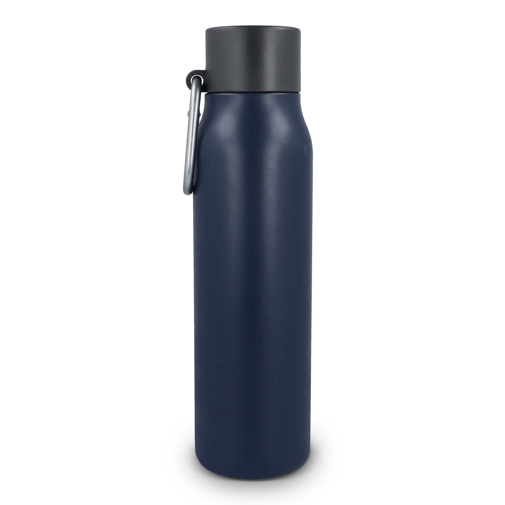 Karabiner mattierte Isolierflasche 600 ml