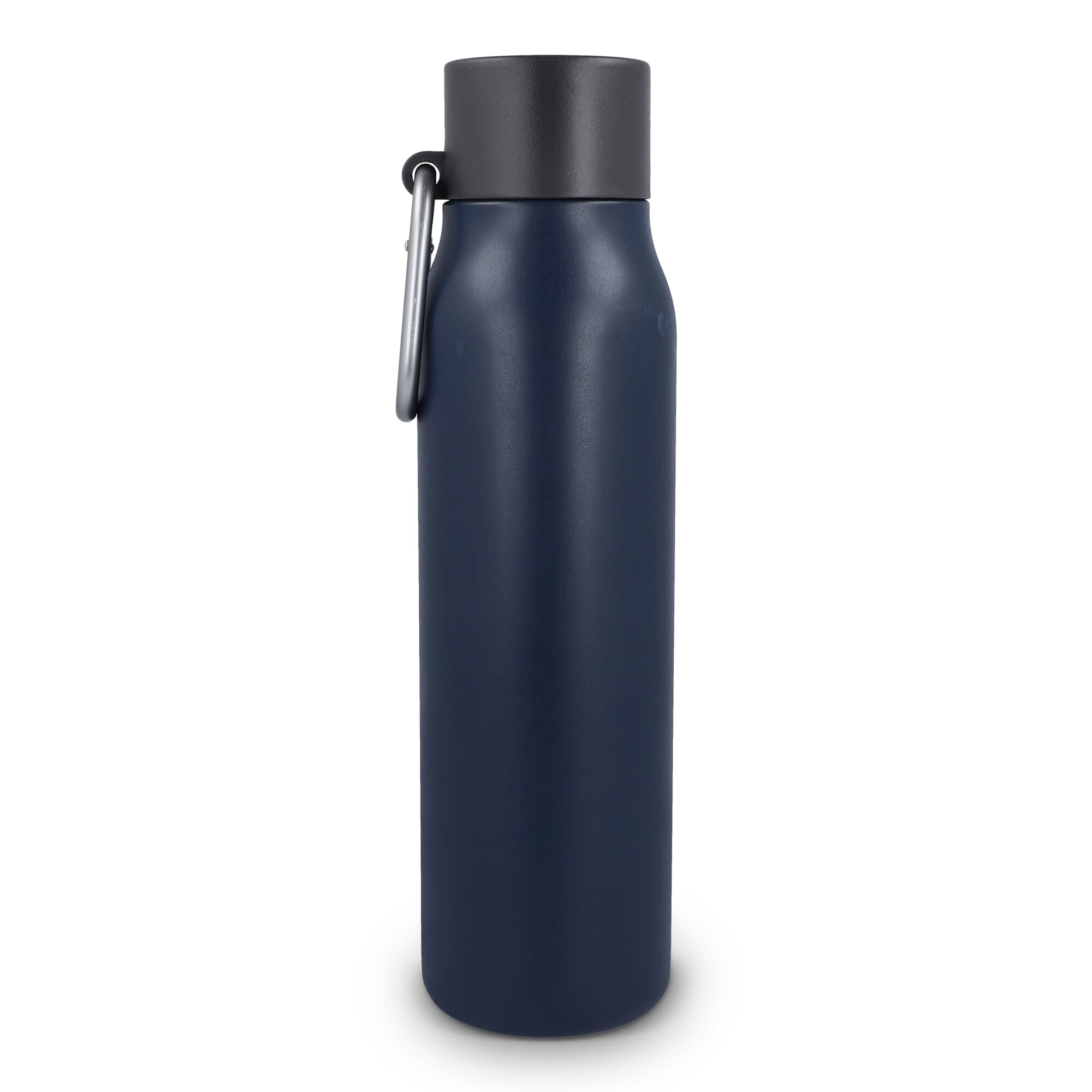 Karabiner mattierte Isolierflasche 600 ml