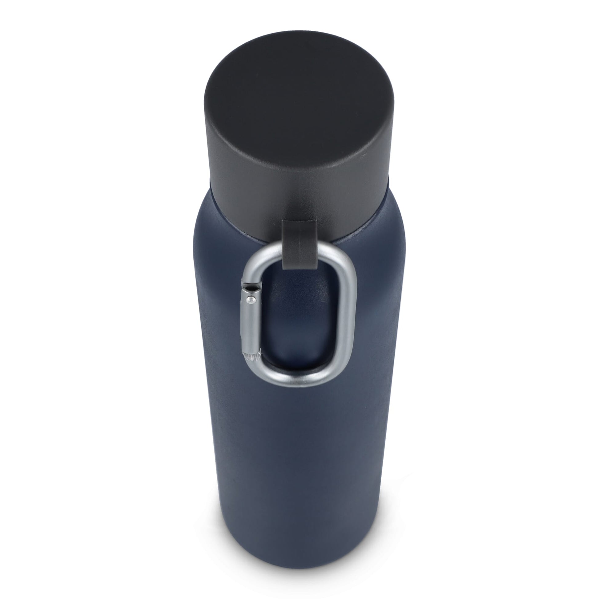 Karabiner mattierte Isolierflasche 600 ml