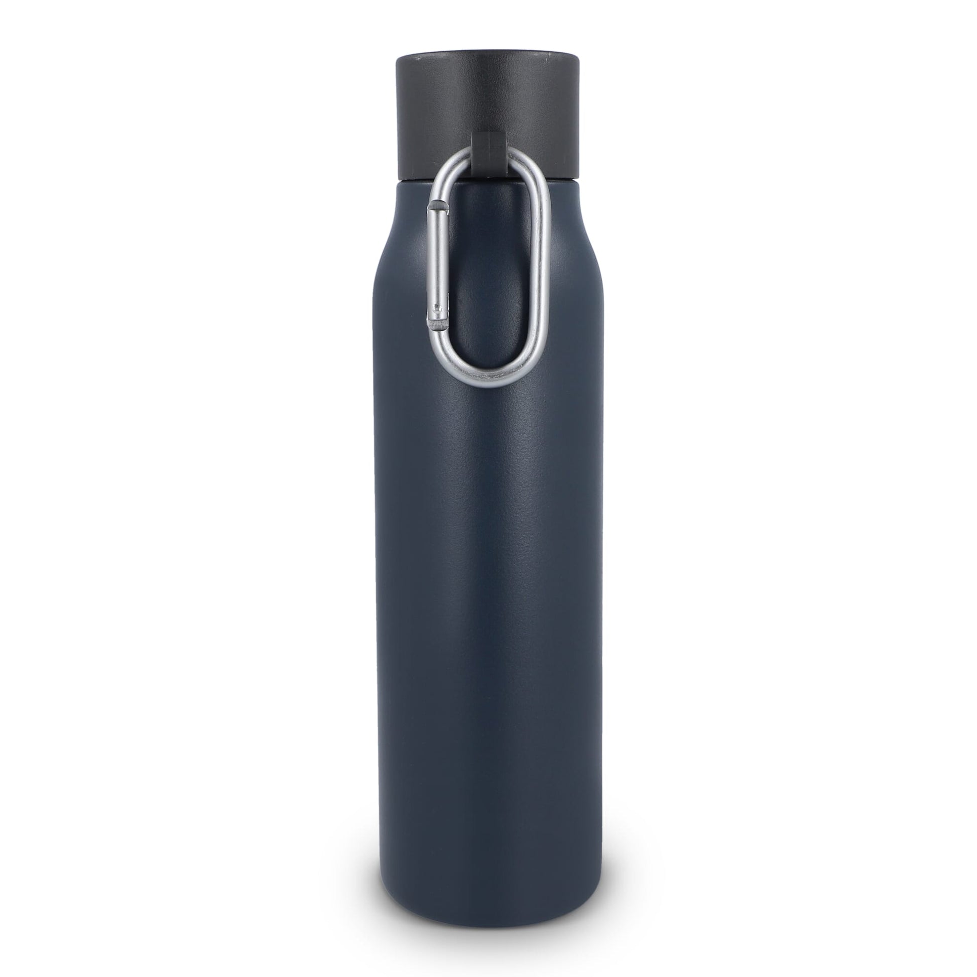 Karabiner mattierte Isolierflasche 600 ml