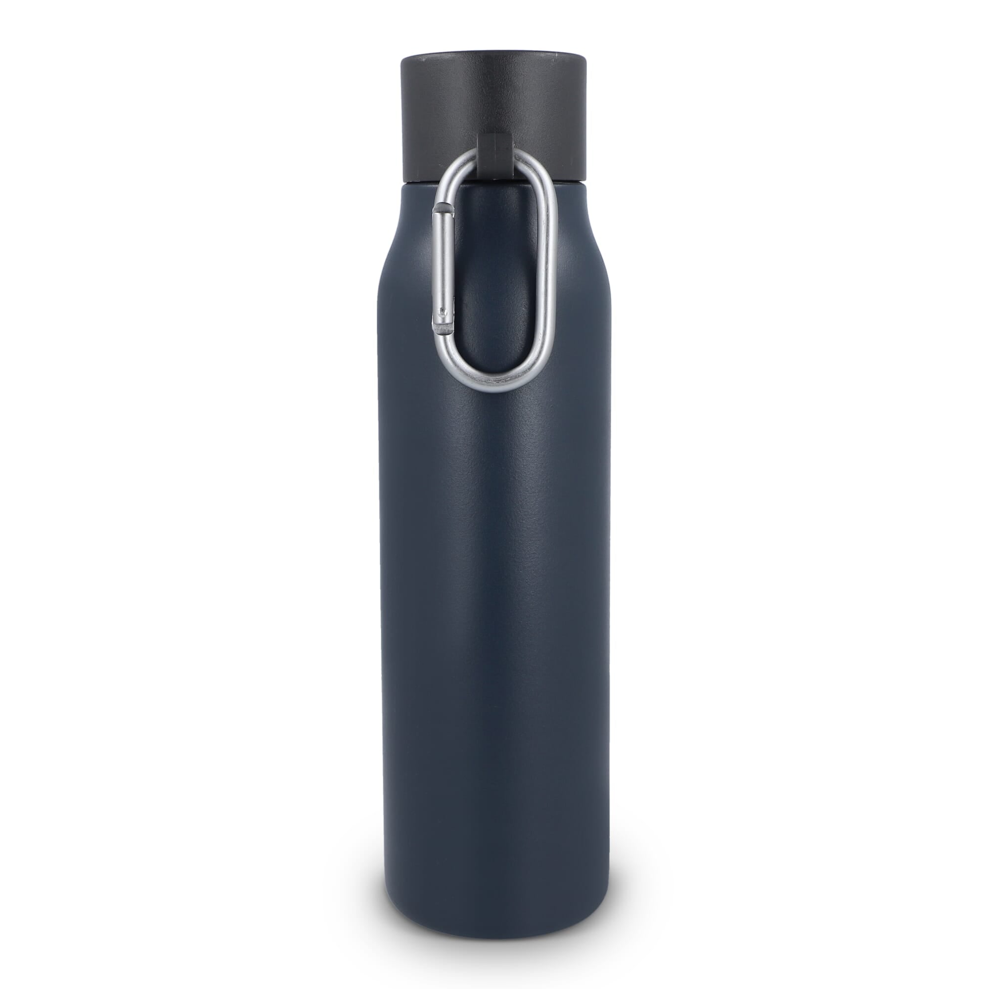 Karabiner mattierte Isolierflasche 600 ml
