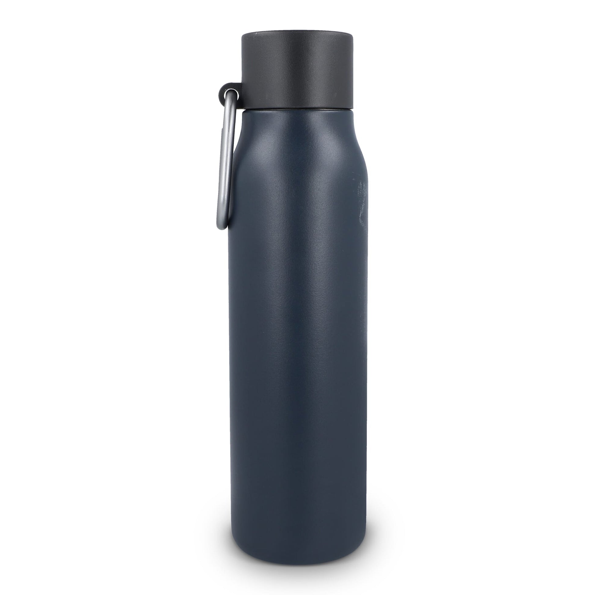 Karabiner mattierte Isolierflasche 600 ml