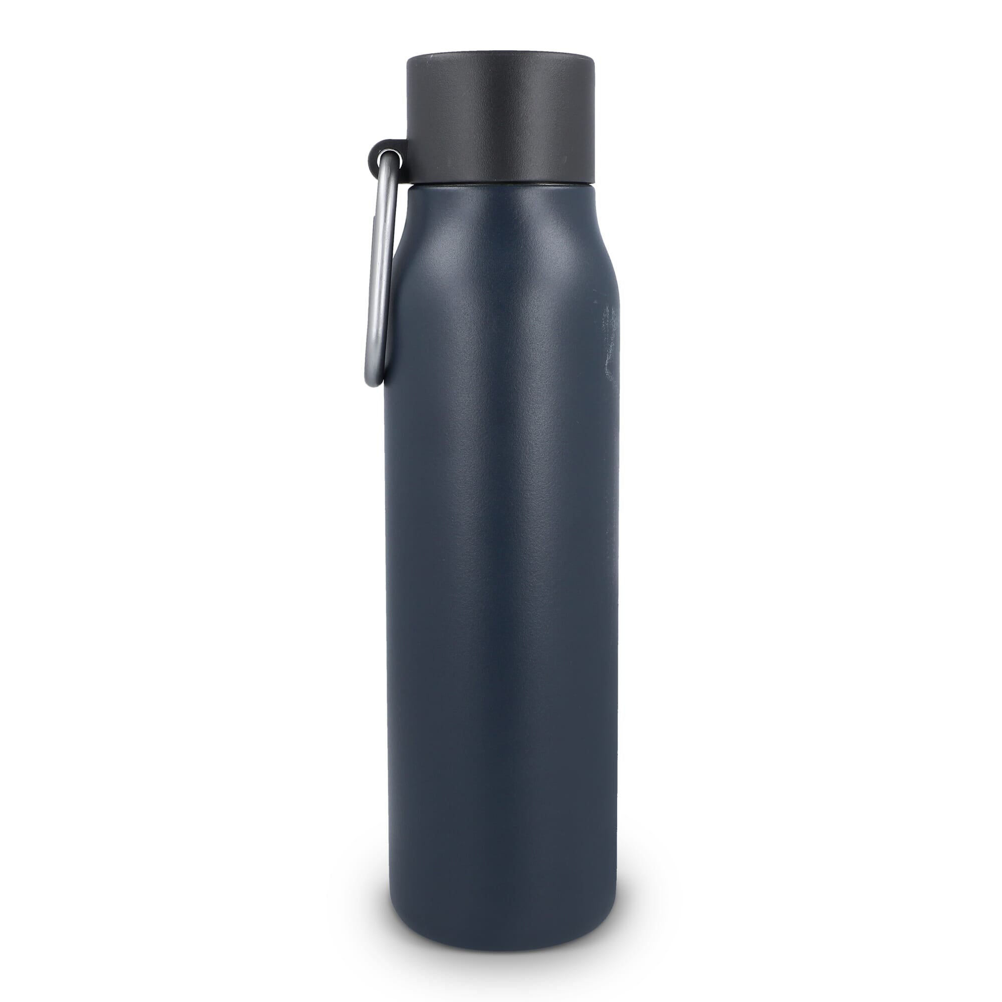 Karabiner mattierte Isolierflasche 600 ml
